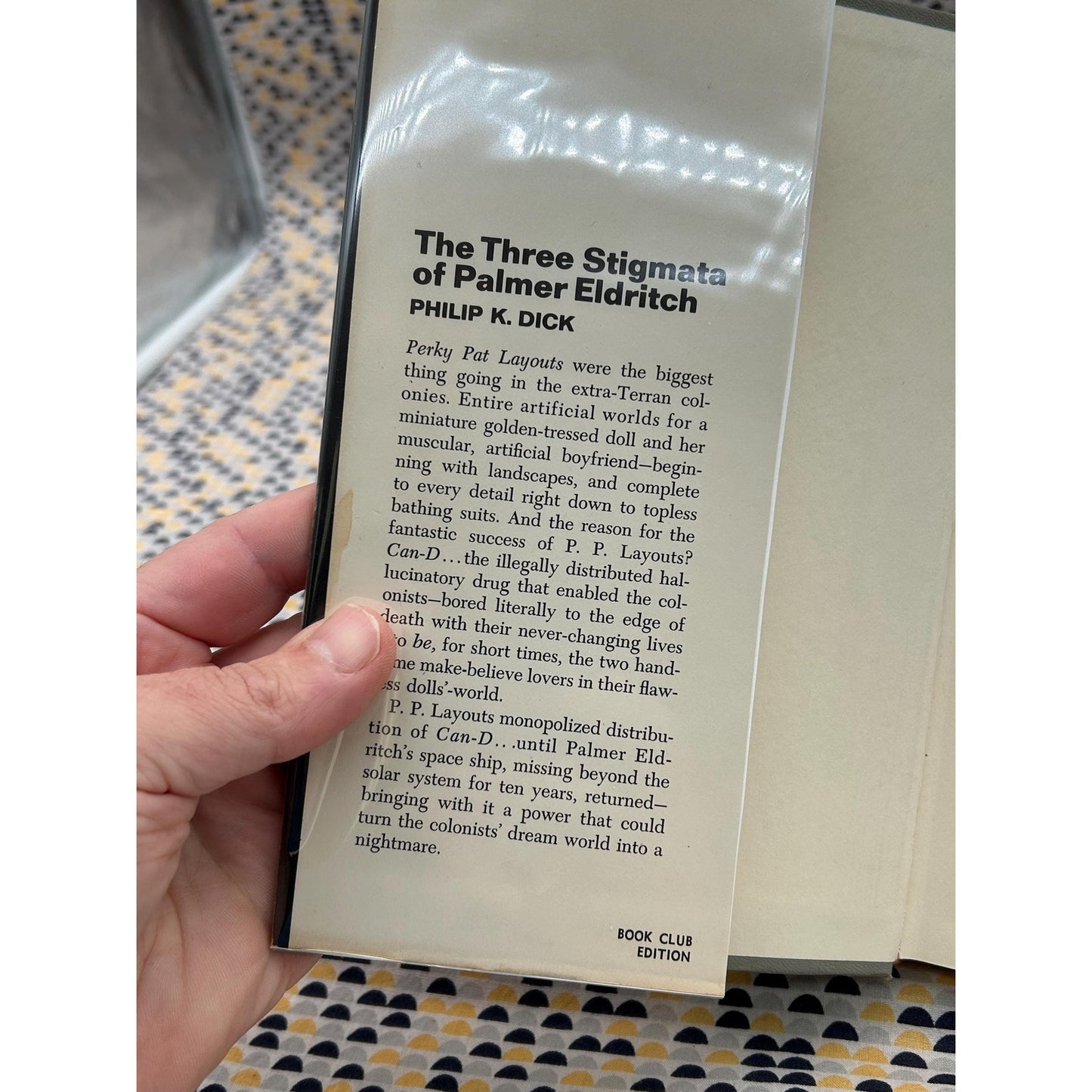 The Three Stigmata of Palmer Eldritch - Philip K. Dick - Vintage Hardcover Book - Doubleday Science Fiction - Club Edition