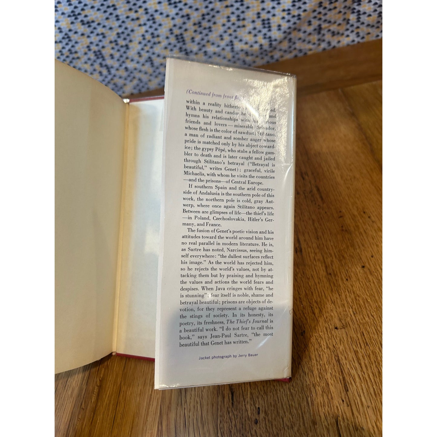 The Thief's Journal - Jean Genet - Hardcover - Grove Press - 1st Edition, 1st Printing