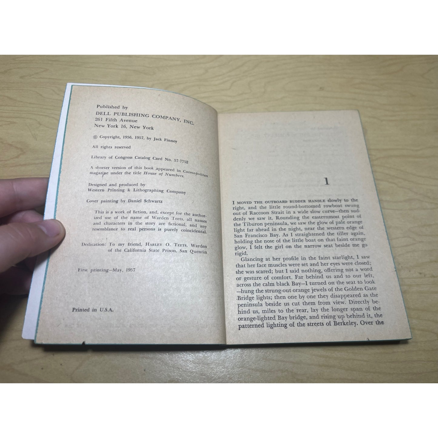 The House of Numbers - Jack Finney - Dell Books - Paperback