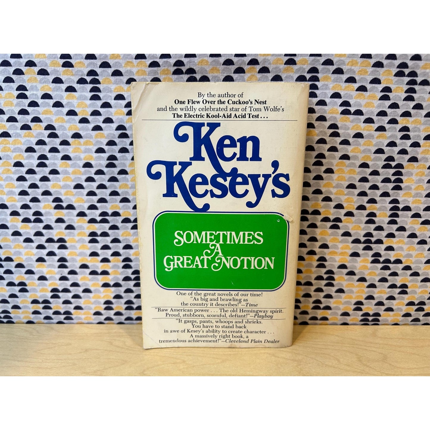 Sometimes a Great Notion - Ken Kesey - Vintage Paperback Book - Bantam Books