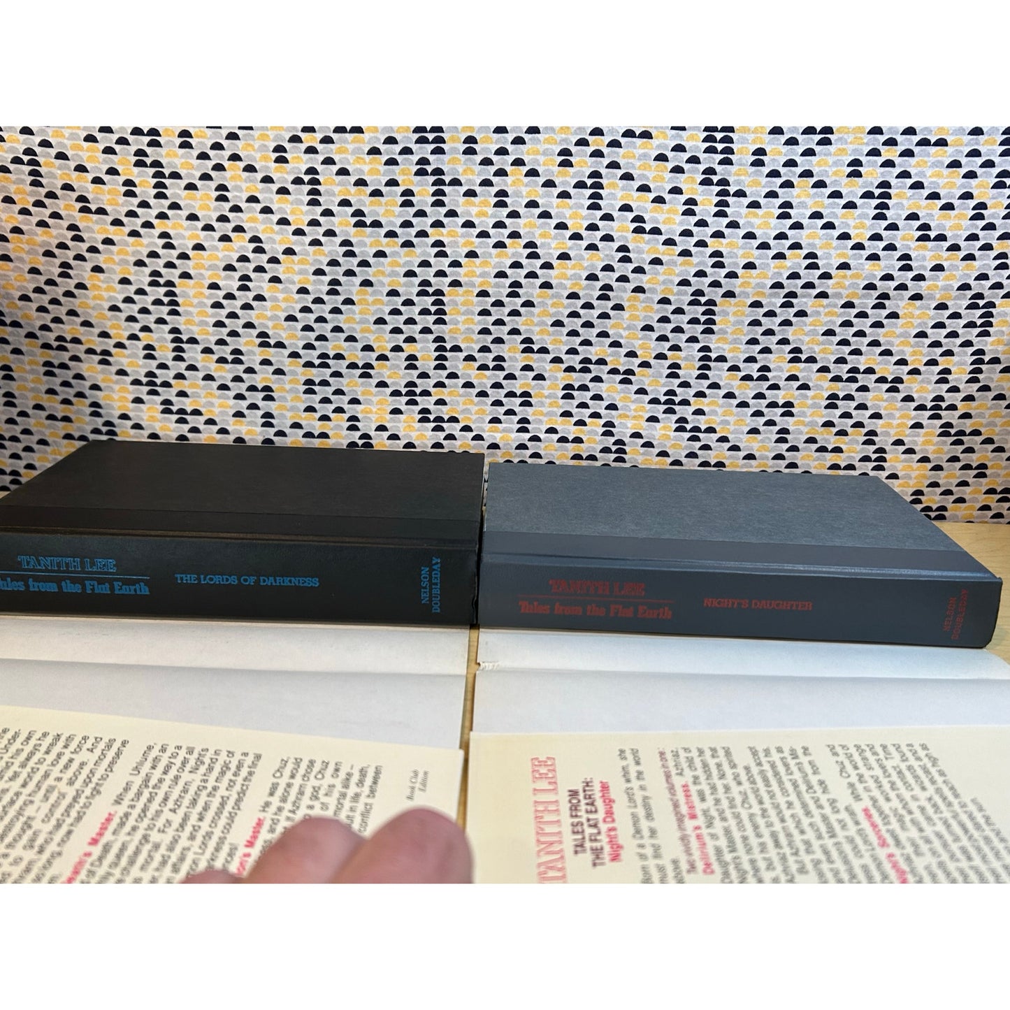 Tales From the Flat Earth - 2 book Set - Tanith Lee - Hardcovers - Club Editions
