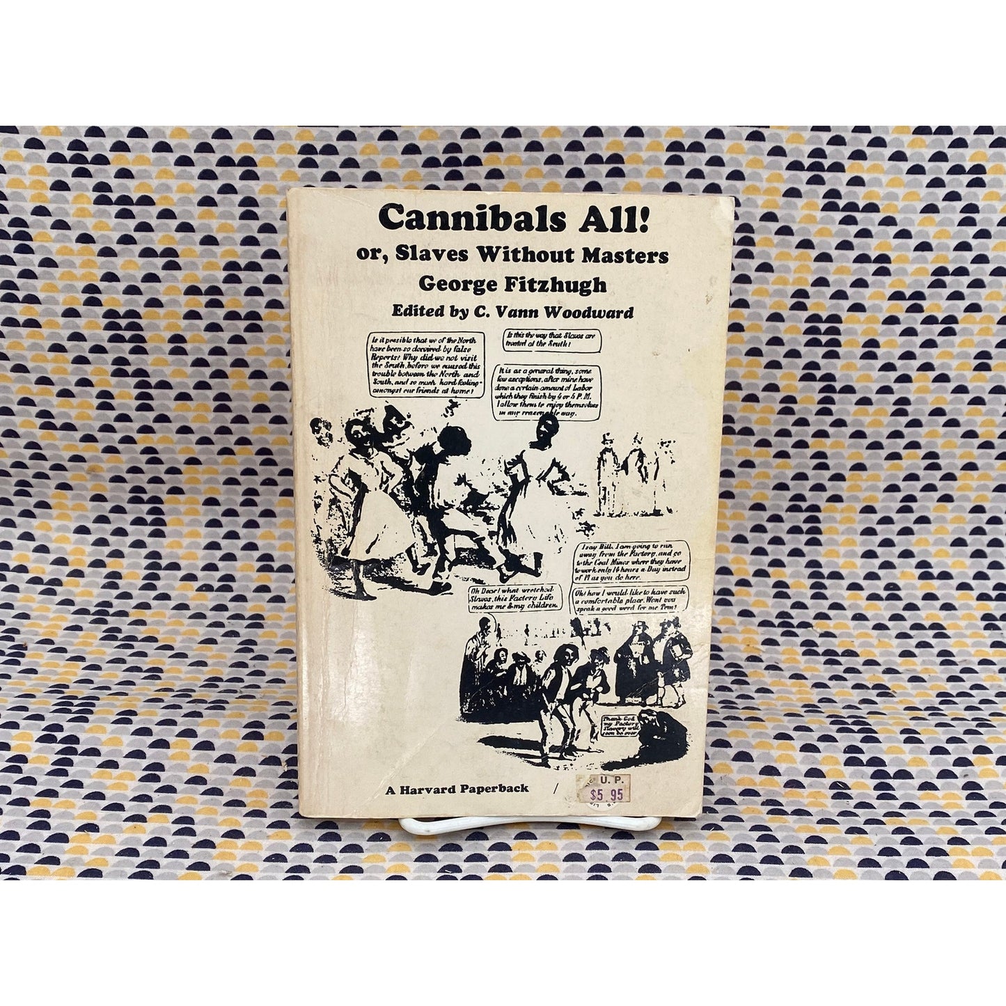Cannibals All! Or Slaves Without Masters - George Fitzhugh - Vintage Paperback Book - Belknap/The University of Harvard Press Edition