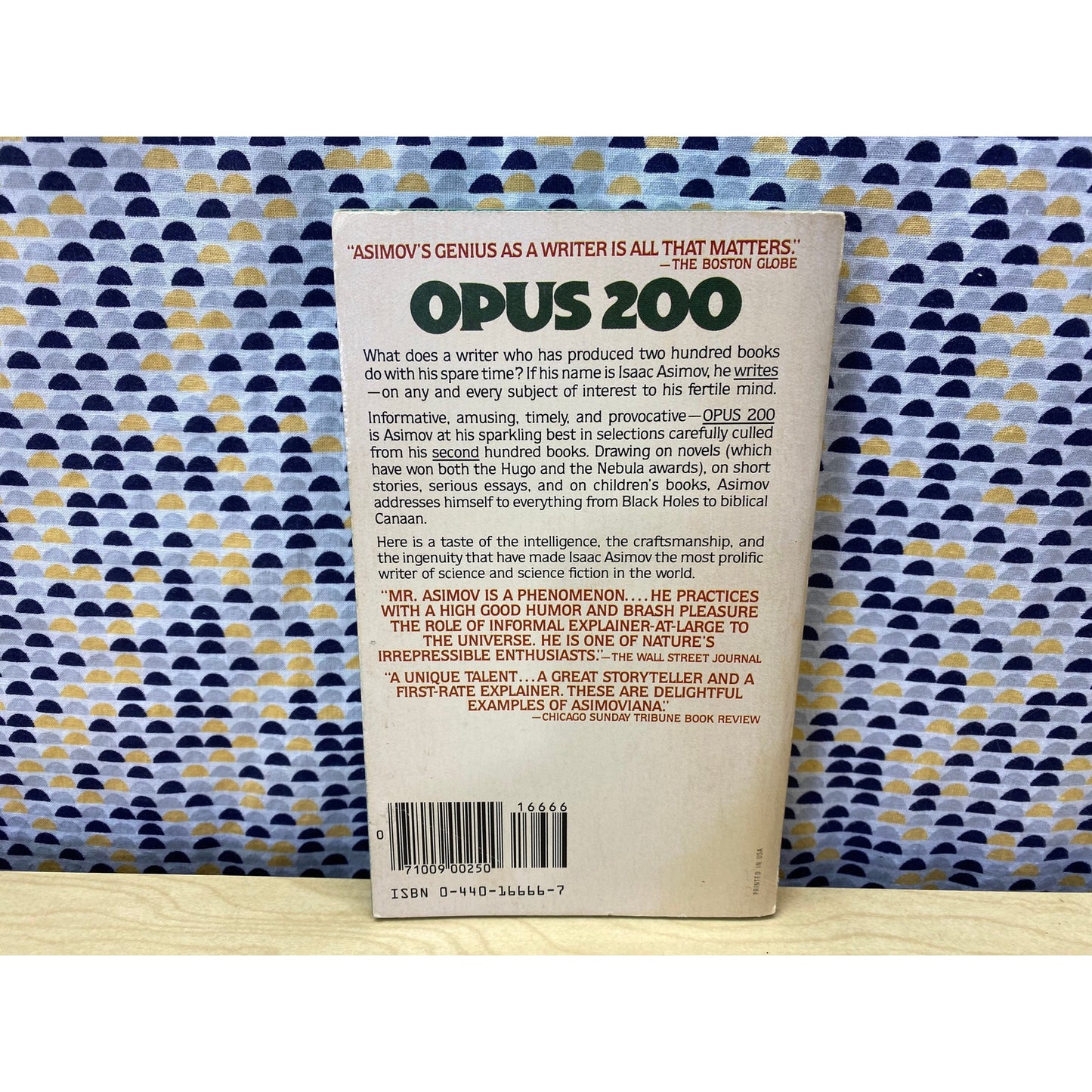 Opus 200 - Isaac Asimov - Vintage Paperback Book - Dell Edition
