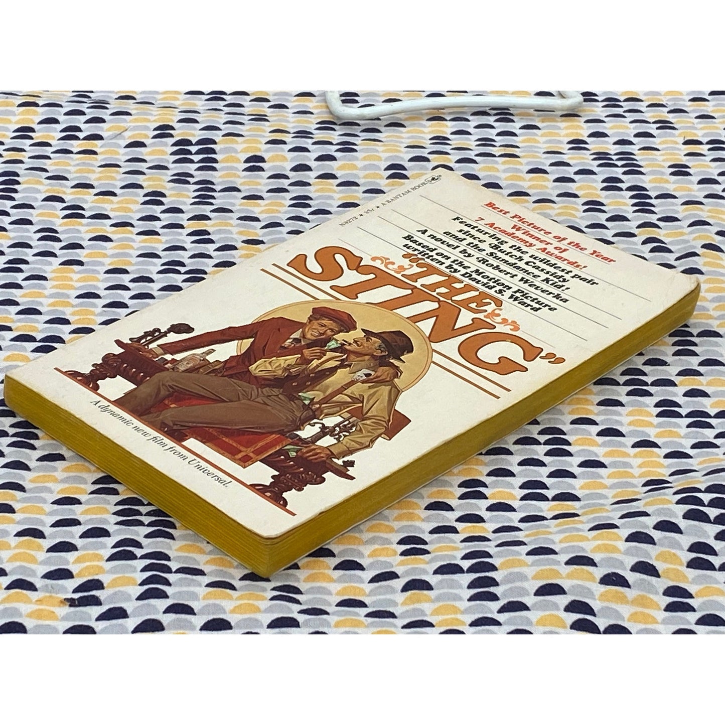 The Sting - Robert Weverka - Movie Tie In - Vintage Paperback Book - Bantam Books Edition