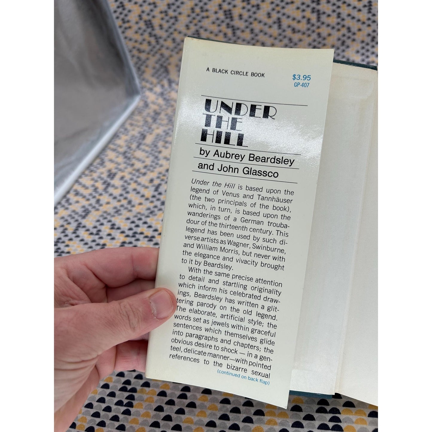 Under The Hill - Aubrey and John Beardsley and Glassco - Grove Press 1st Edition