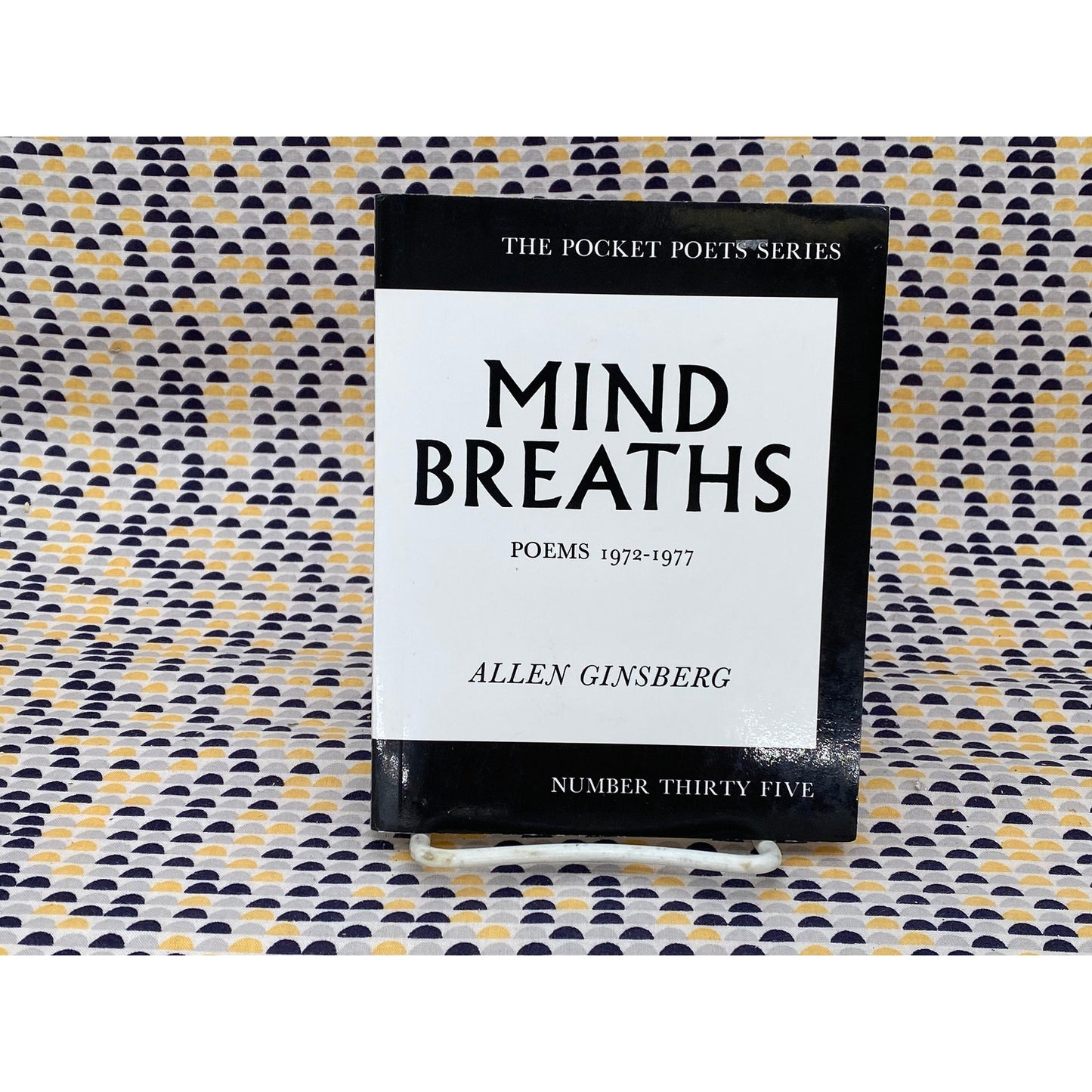 Mind Breaths - Allen Ginsberg - Pocket Poet Series #35 - Vintage Paperback Book - City Lights Edition