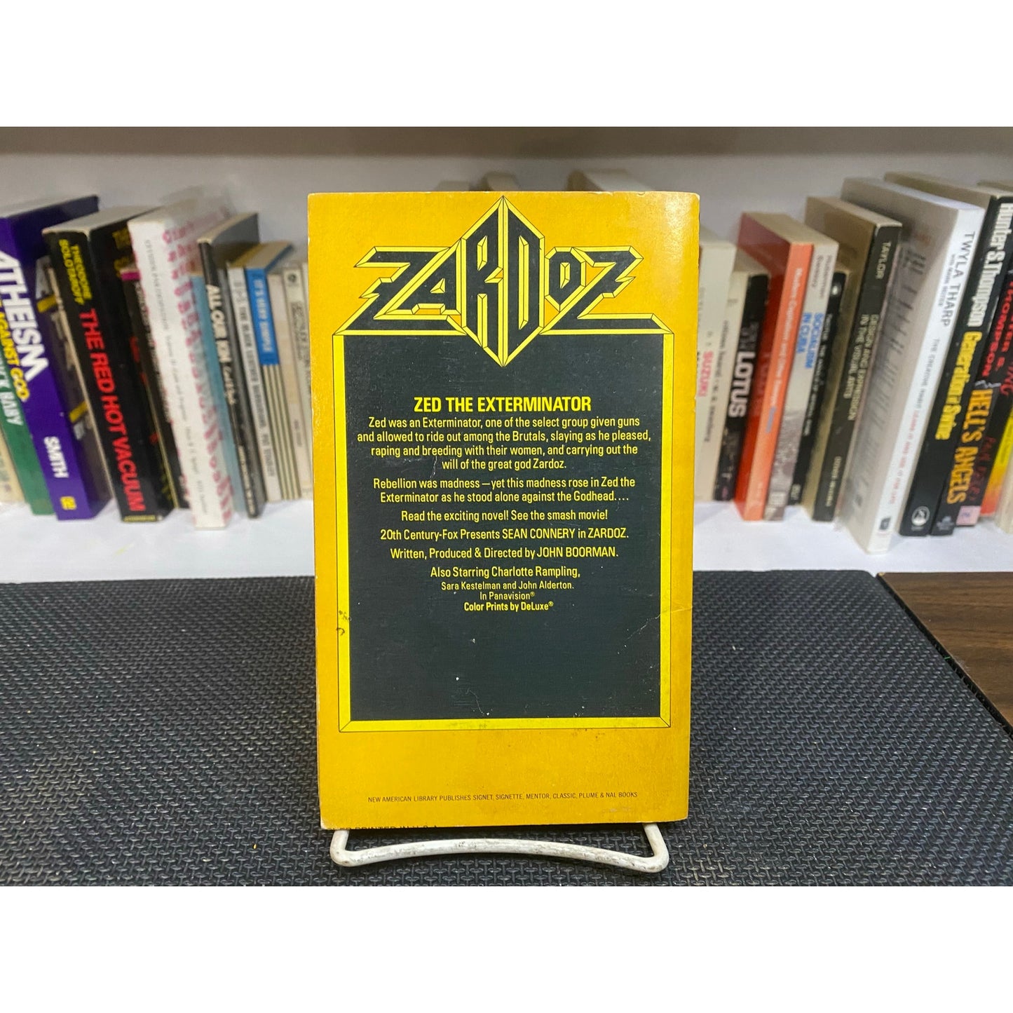 Zardoz - John Boorman - Sean Connery - Movie Tie In - Signet Edition