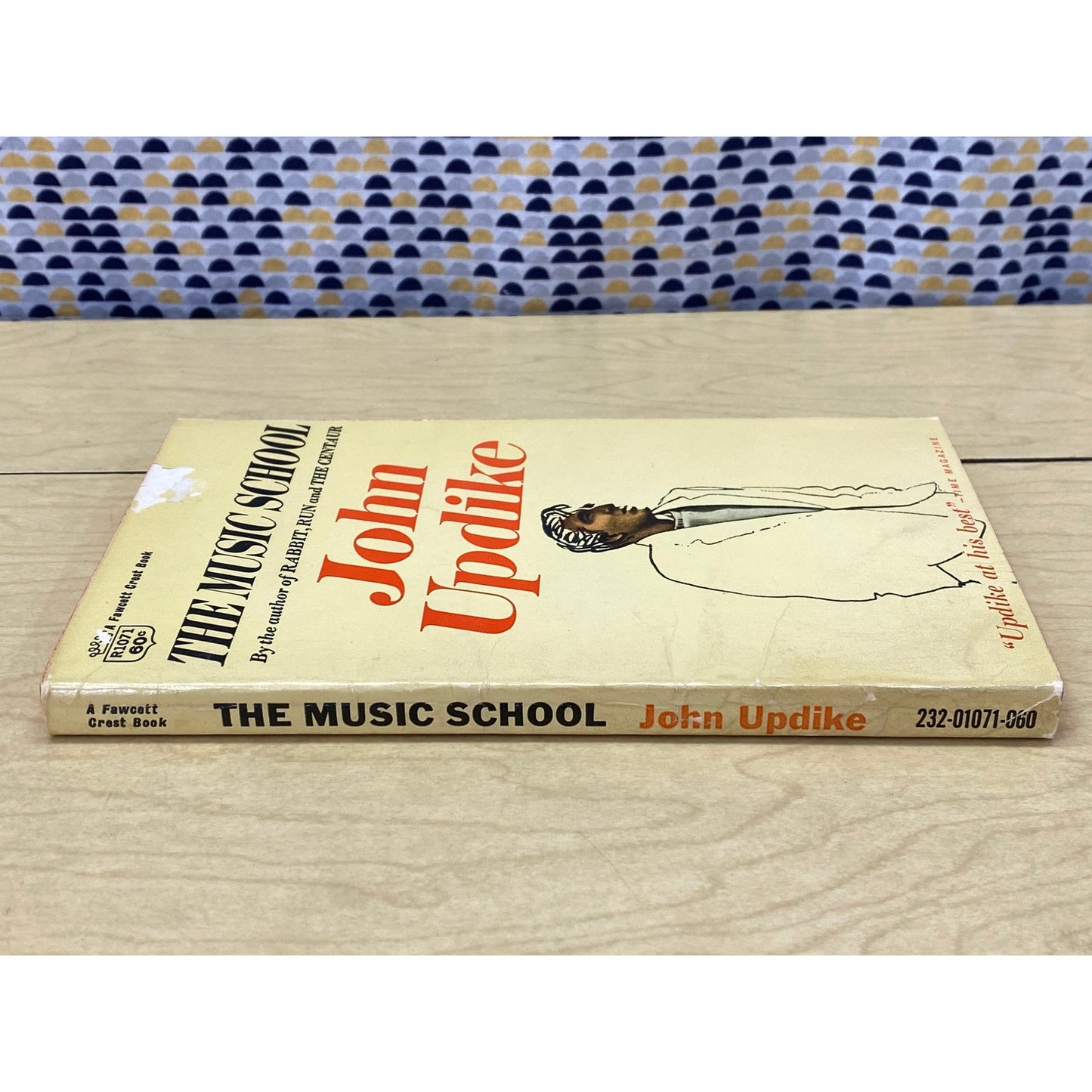 The Music School - John Updike - Vintage Paperback Book - Fawcett Crest Edition