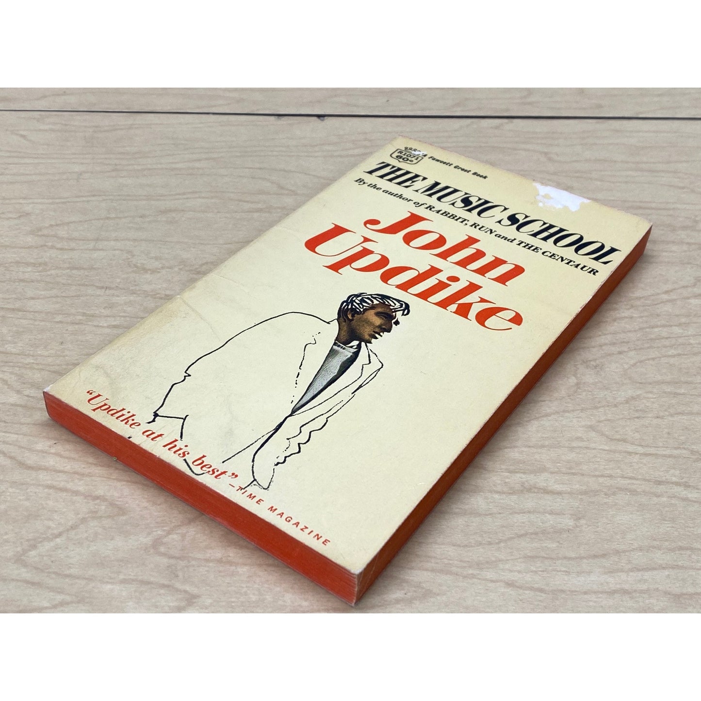 The Music School - John Updike - Vintage Paperback Book - Fawcett Crest Edition