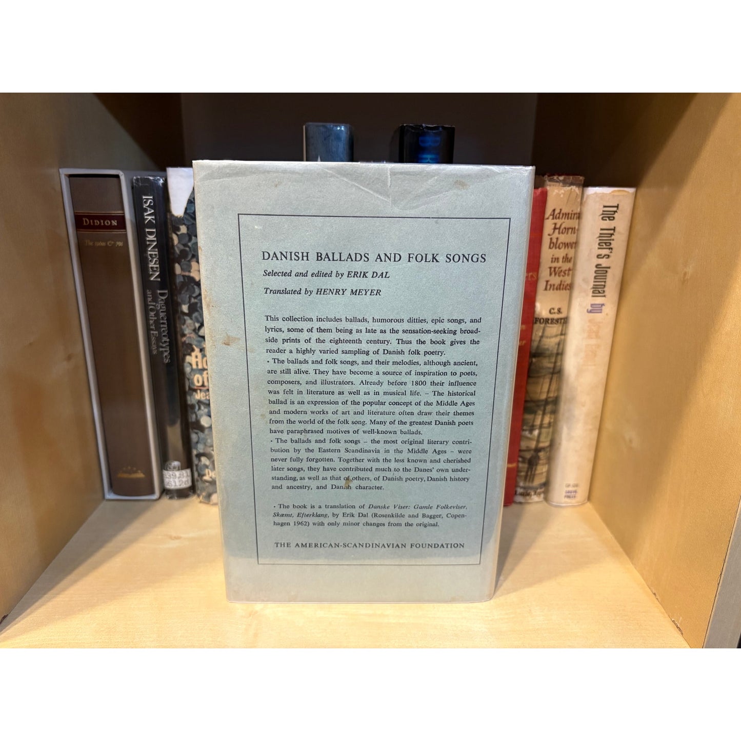 Danish Ballad And Folk Songs - Erik Dal - American Scandinavian Foundation - Hardcover