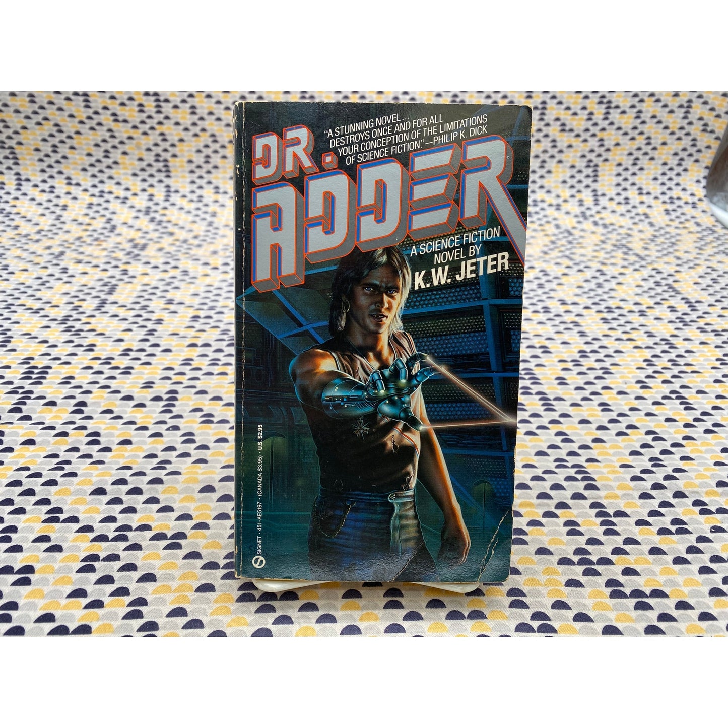 Dr. Adder - K.W. Jeter - Vintage Paperback Book - 1988 Signet First Printing