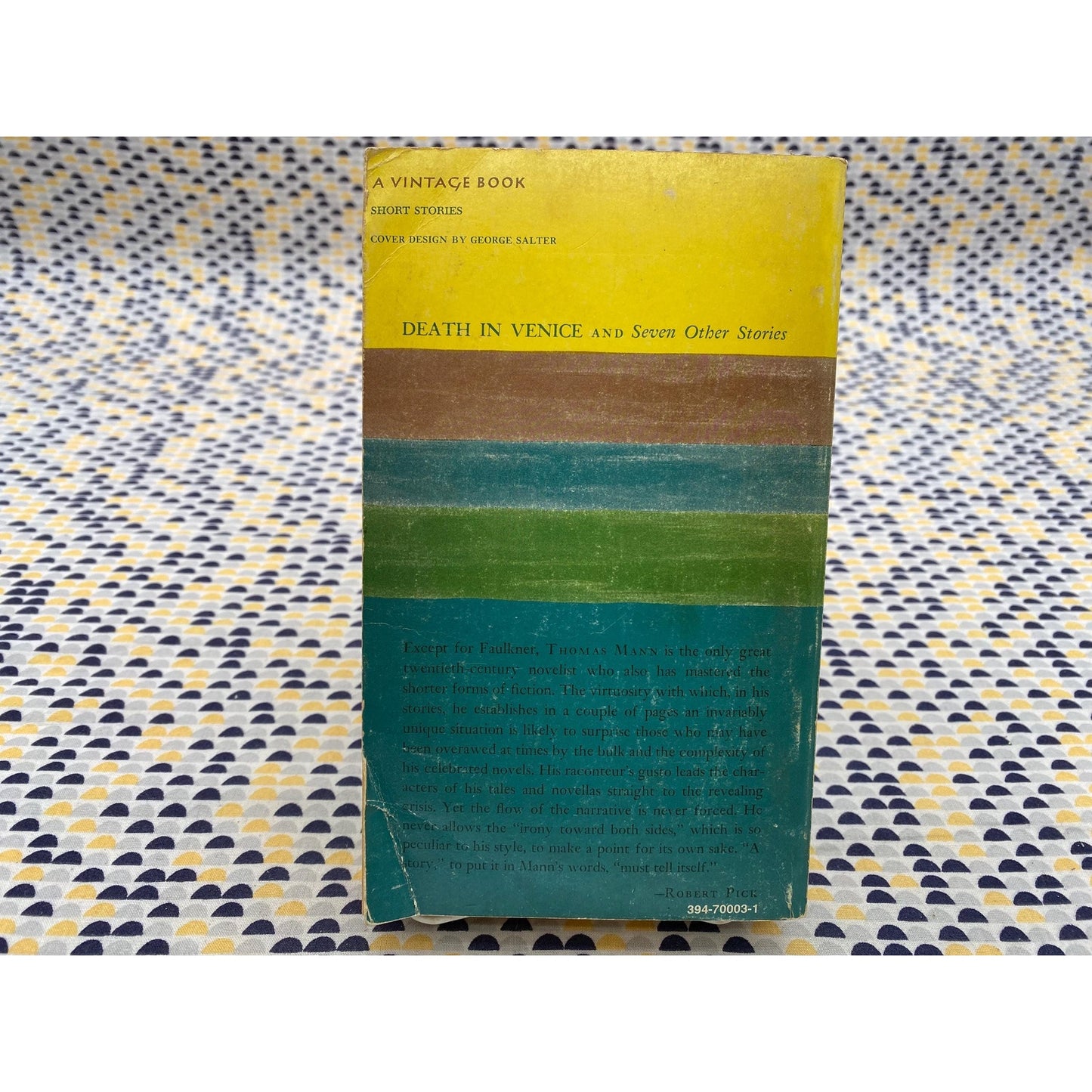 Death in Venice and 7 Other Stories - Thomas Mann - Vintage Paperback