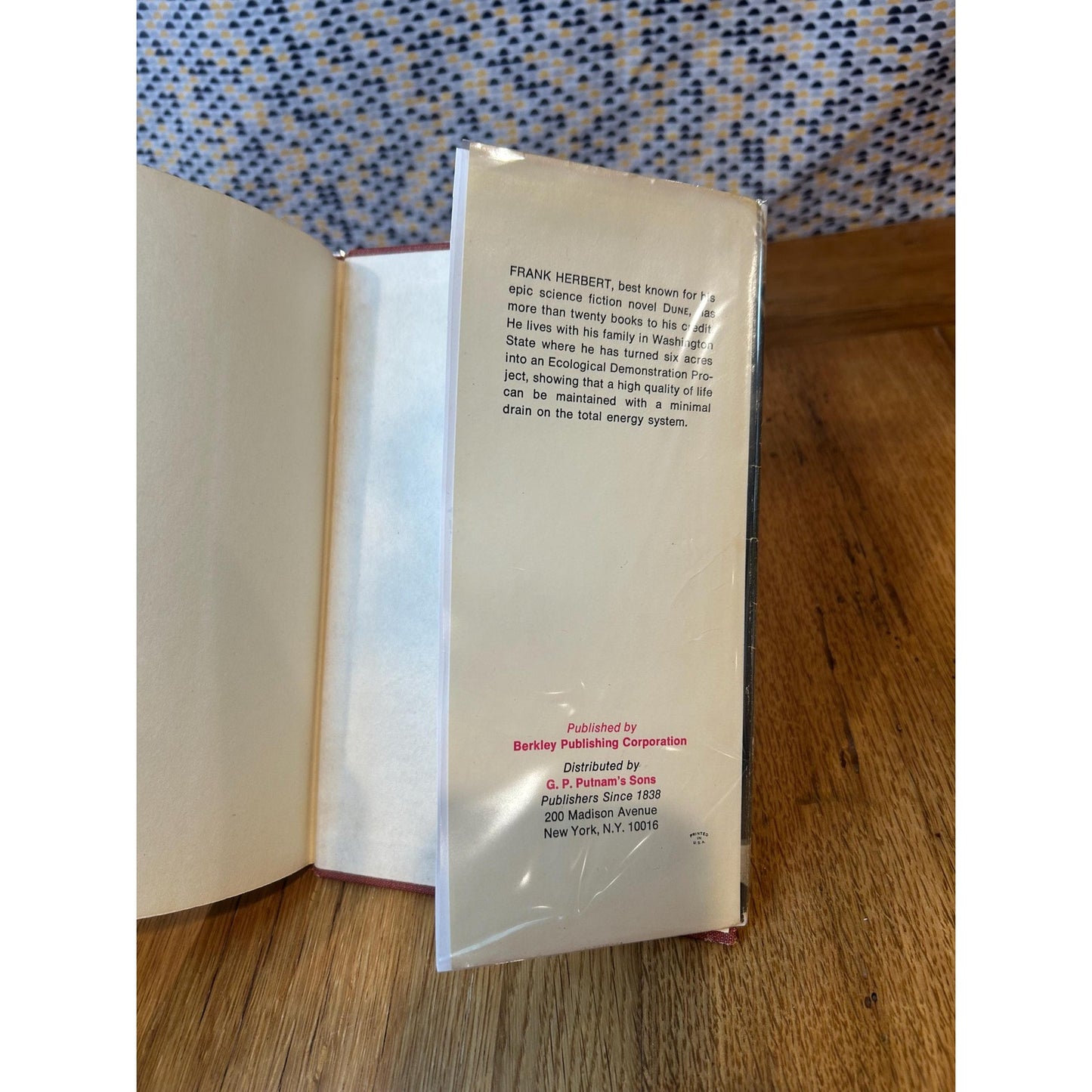 Children of Dune - Frank Herbert - Vintage Hardcover Book - Berkley Publishing - 1976 First Edition, 5th Printing