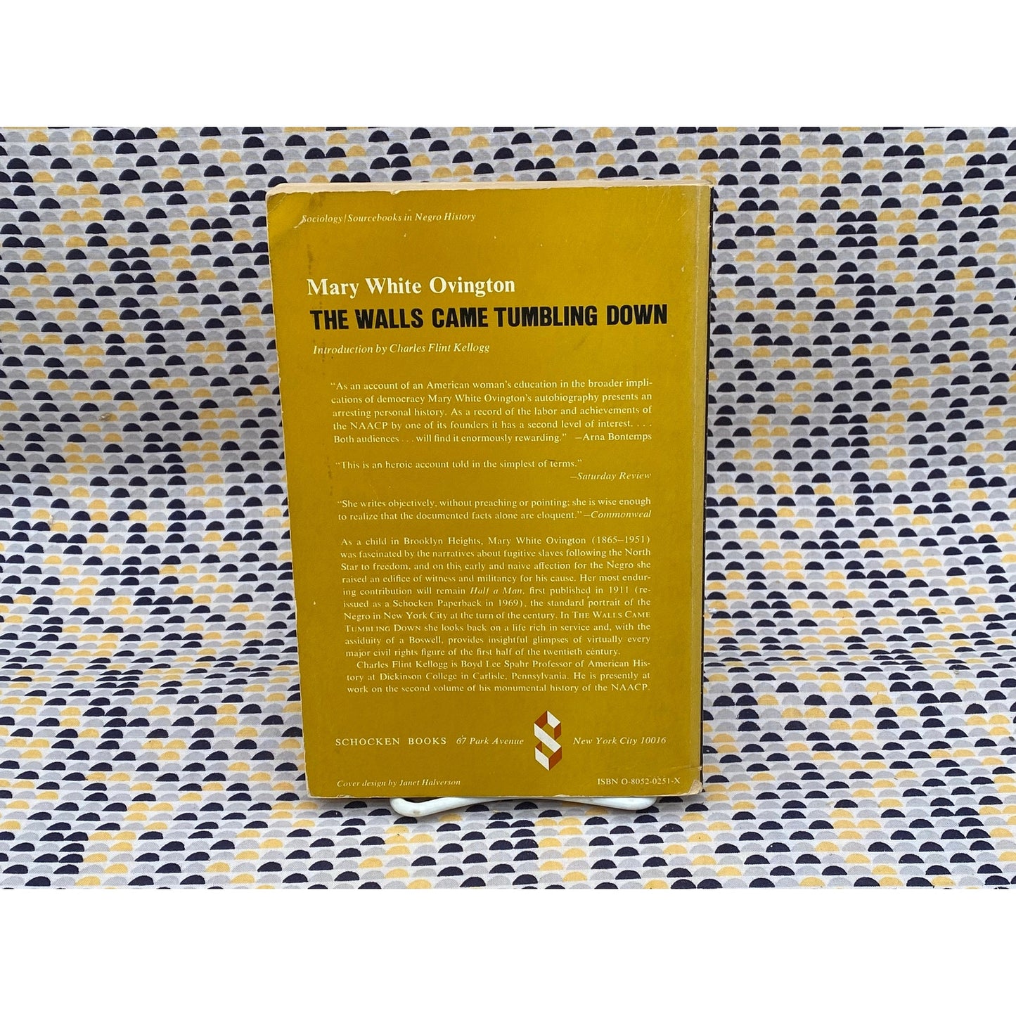 The Walls Came Tumbling Down - The Autobiography Mary White Ovington -Schocken