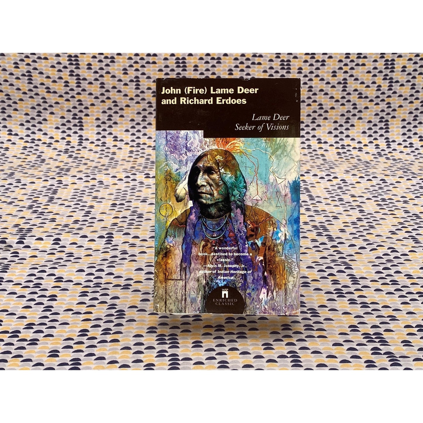 Lame Deer Seeker of Visions - John (Fire) Lame Deer and Richard Erdoes - Vintage Paperback Book - Washington Square Press Edition