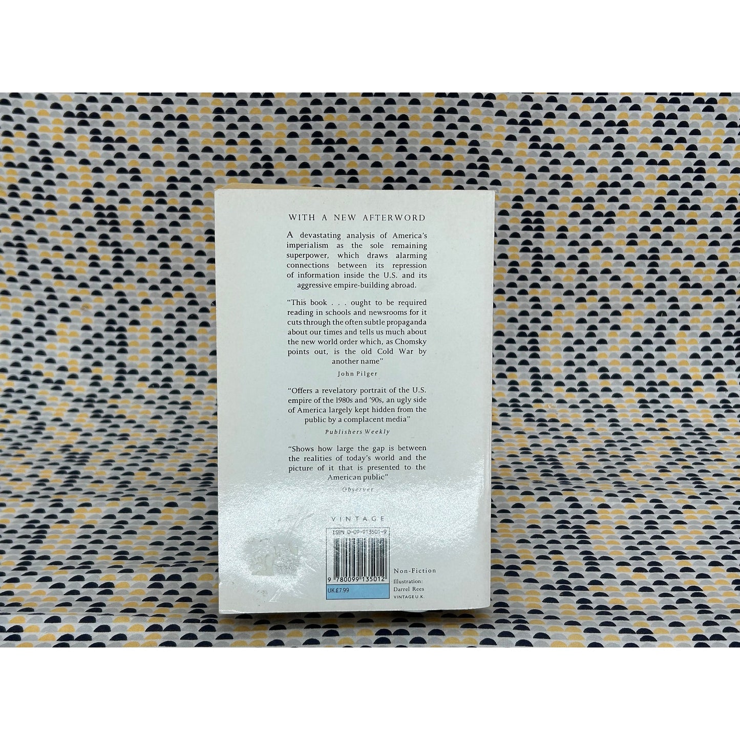Deterring Democracy - Noam Chomsky - Vintage Paperback Book