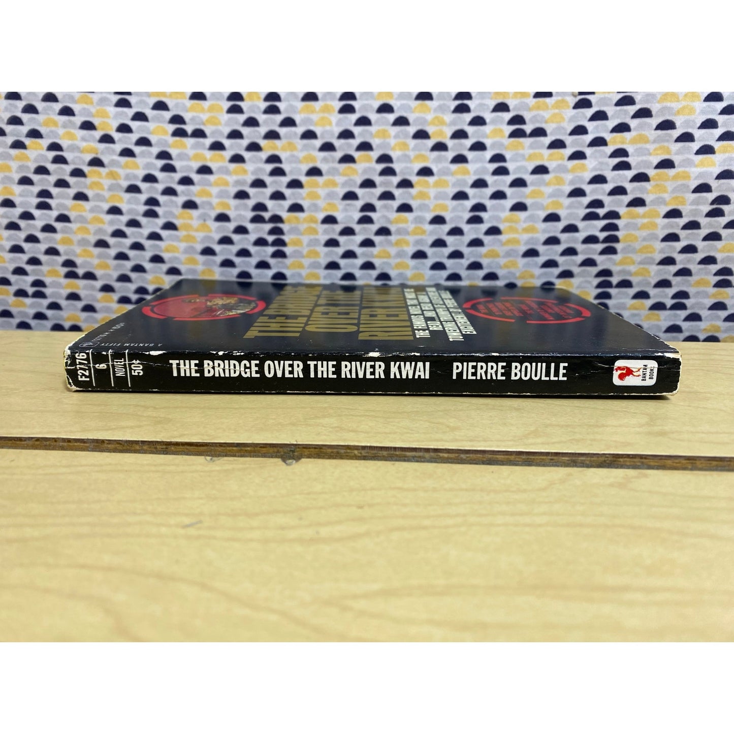 The Bridge Over the River Kwai - Pierre Boulle - Movie Novelization - Vintage Paperback Book - Tie-In - Bantam Edition