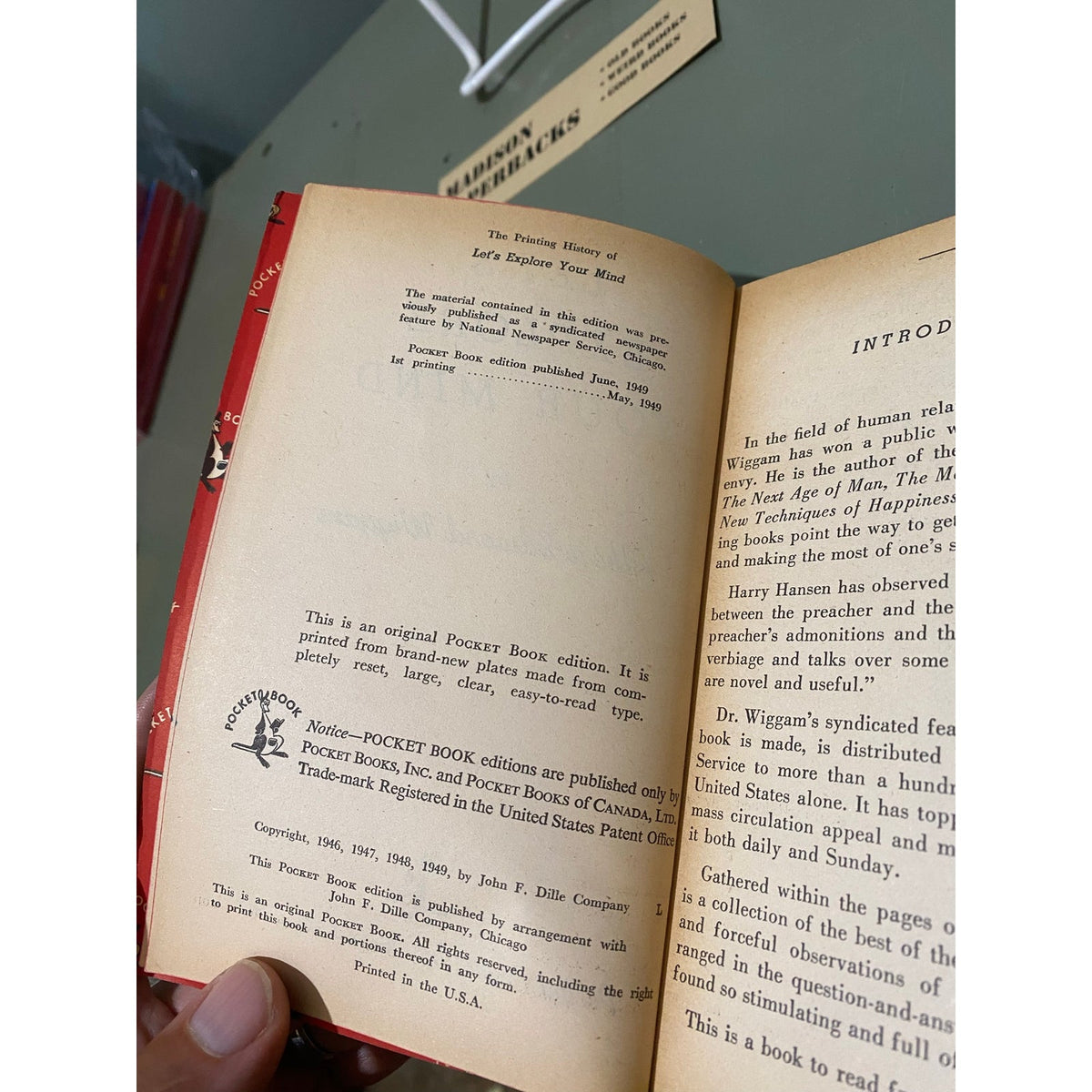Let's Explore your Mind - Albert Edward Wiggam - Pocket 598 - Vintage Paperbacks