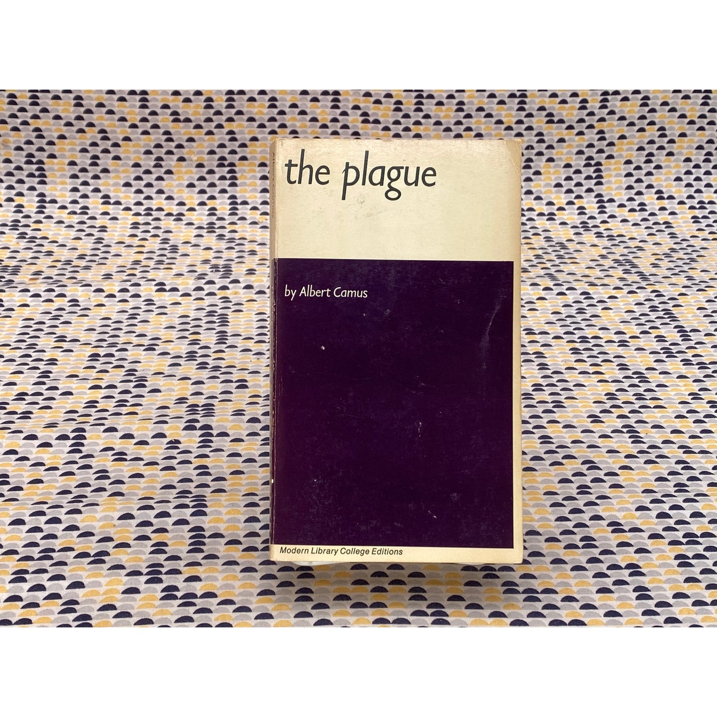 The Plague - Albert Camus - Vintage Paperback Book - Modern Library Edition