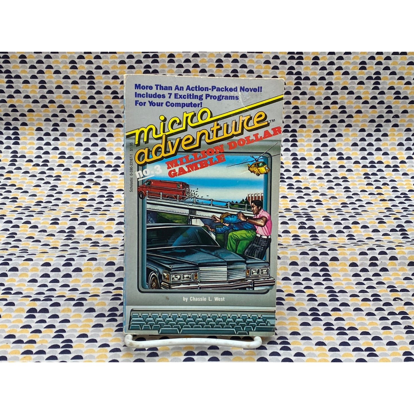 Micro Adventure No. 3: Million Dollar Gamble - Chassie L. West - Vintage Paperback Book - Scholastic Edition