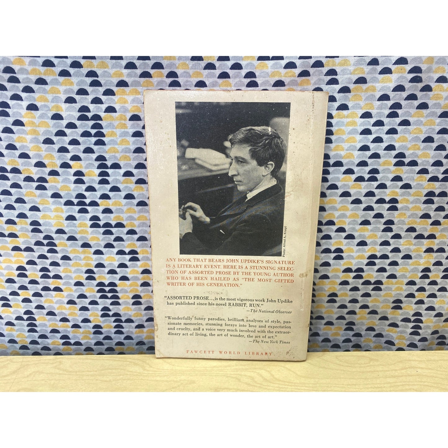 Assorted Prose - John Updike - Vintage Paperback Book - Fawcett Crest Edition