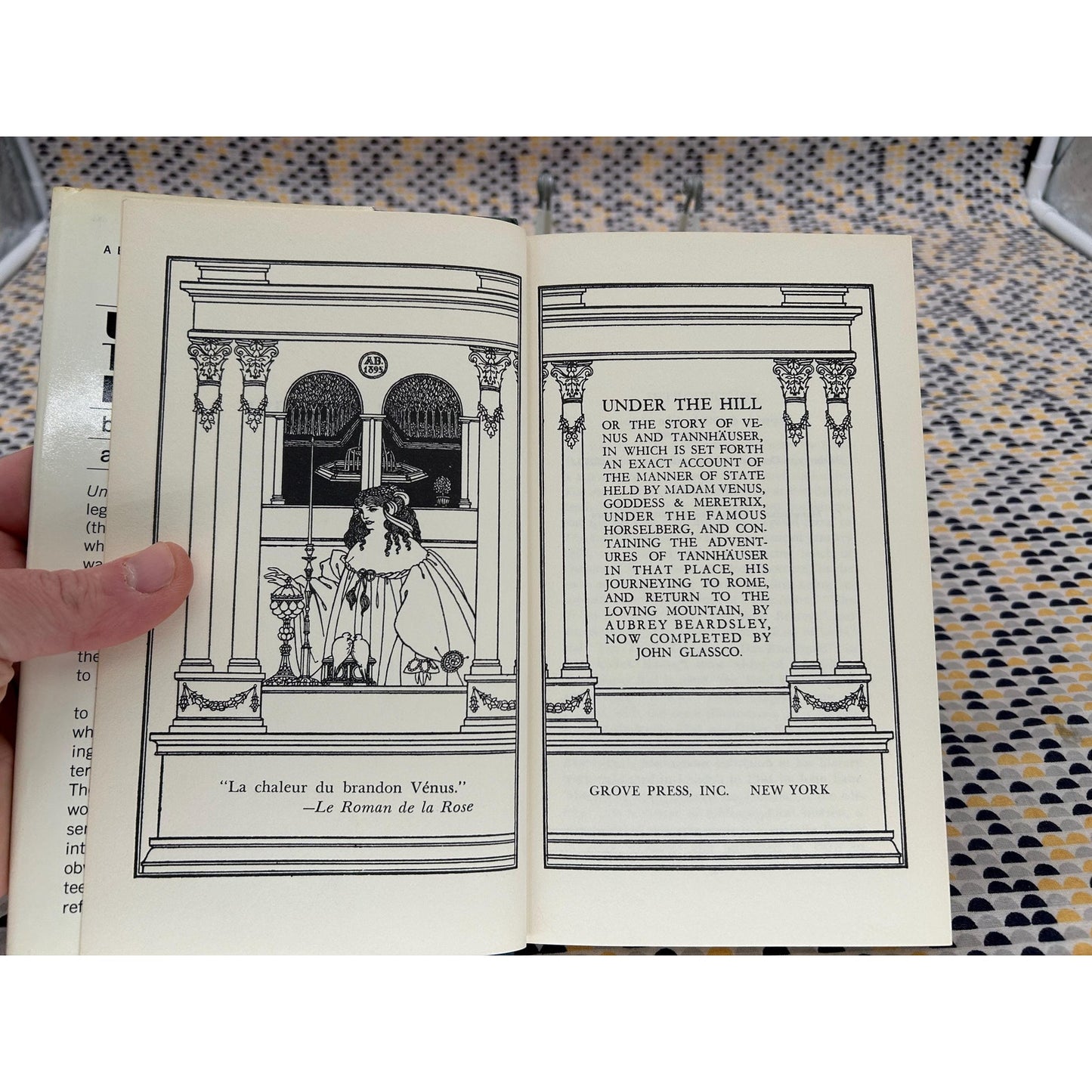 Under The Hill - Aubrey and John Beardsley and Glassco - Grove Press 1st Edition