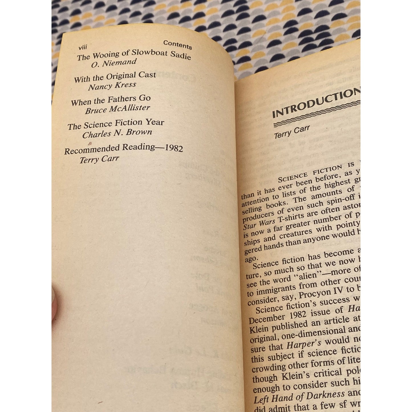 The Best Science Fiction of the Year - #12 - Ursula K Leguin, William Gibson, Joanna Russ - Ed by Terry Carr - Vintage Paperback - Timescape
