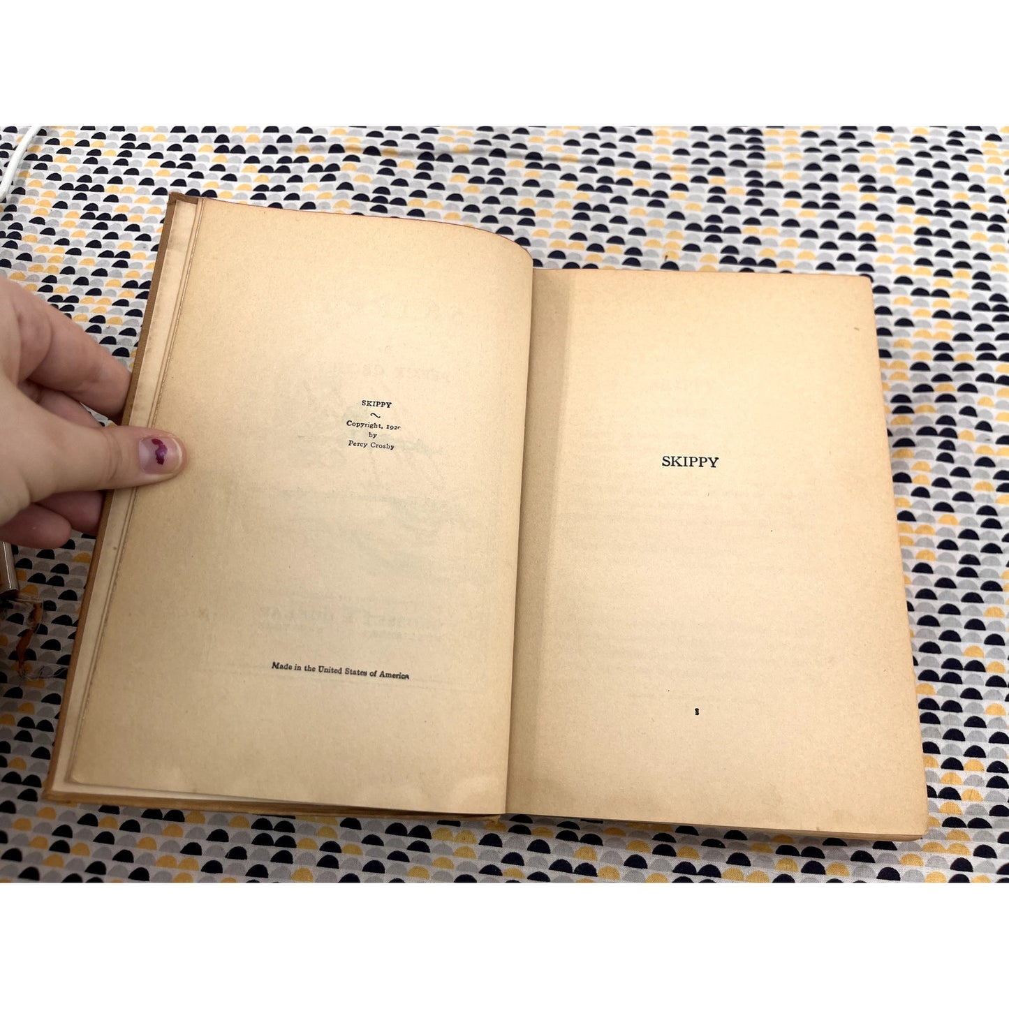 Skippy - Percy Crosby - Grosset & Dunlap Books - Hardcover