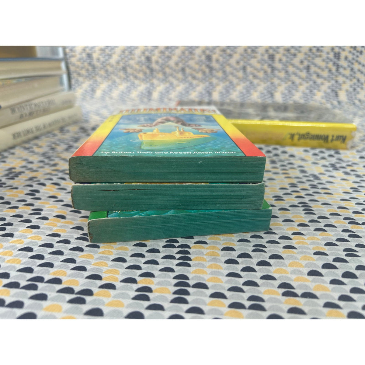 Robert Anton Wilson - The Illuminatus! Trilogy - 3 Book Set - Dell SF Editions