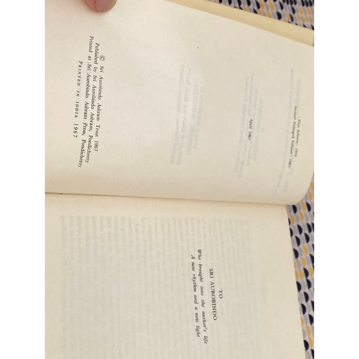 The Philosophy Of Integralism - Haridas Chaudhuri - Vintage Paperback Book - Sri Aurobindo Ashram Edition