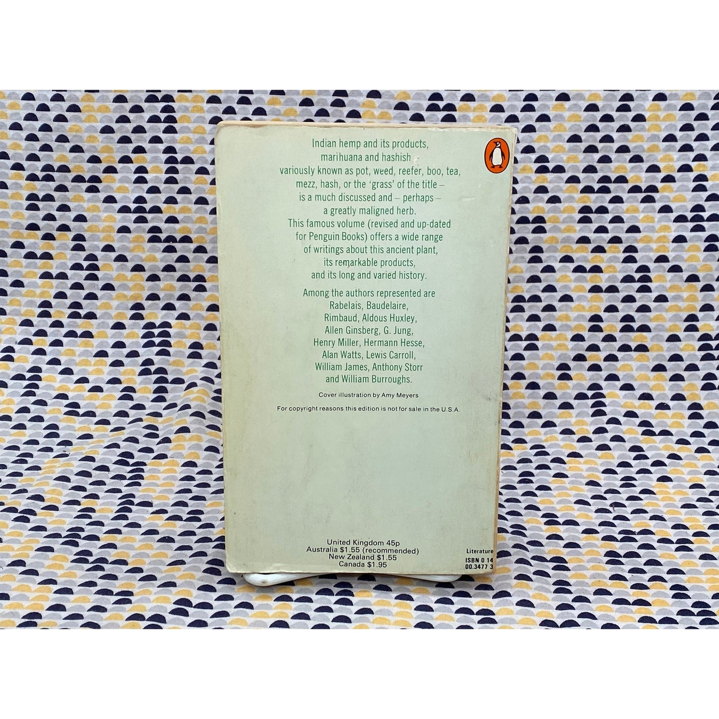 The Book of Grass - An Anthology of Indian Hemp - Marijuana - Vintage Paperback Book - Penguin Edition