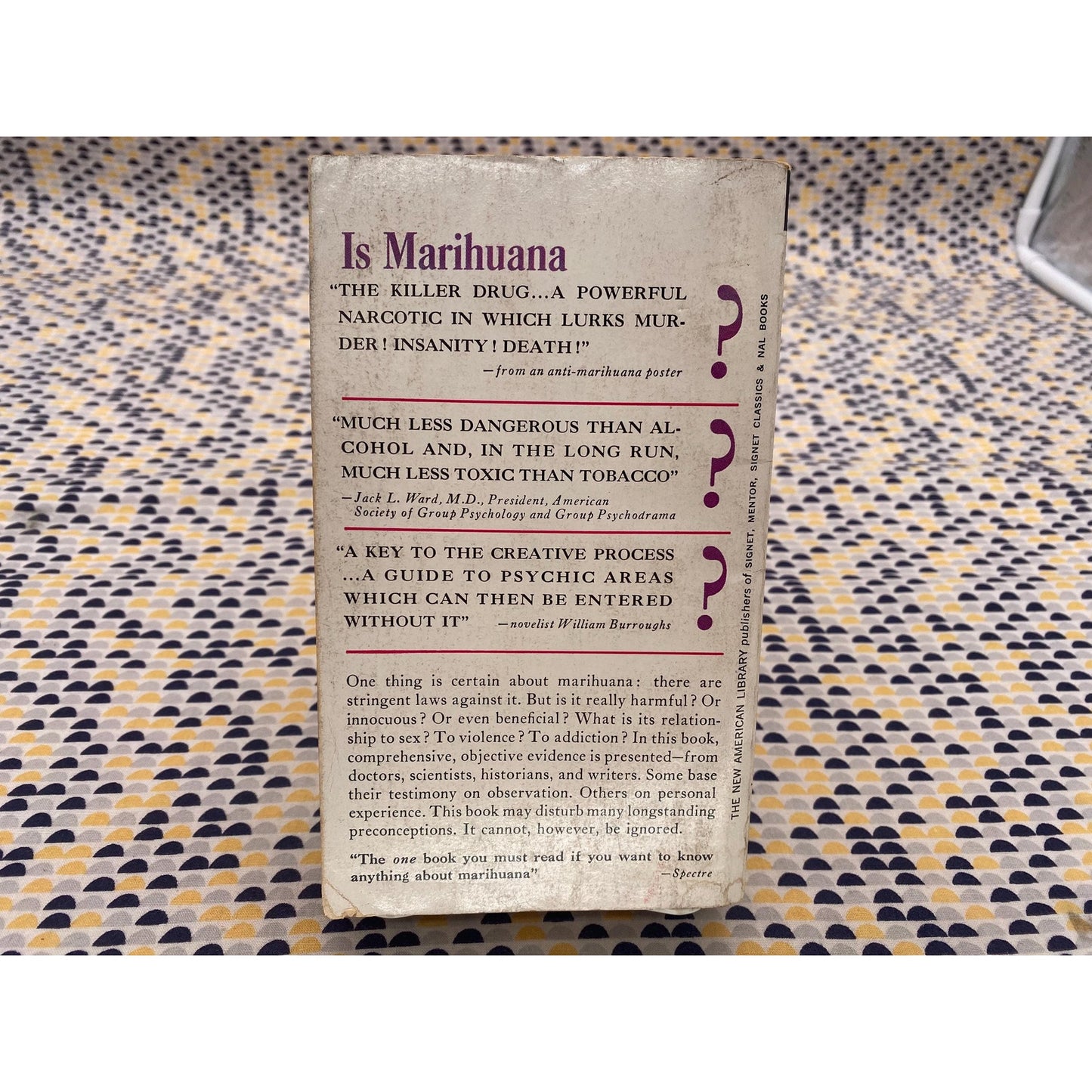 The Marihuana Papers - David Solomon - Marijuana - 1968 Signet Edition