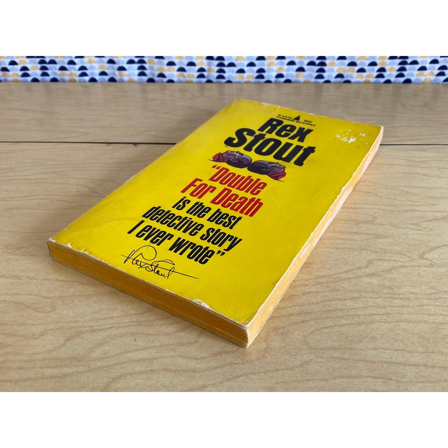 Double For Death - Rex Stout - Vintage Paperback Book - 50 cent Pyramid Edition