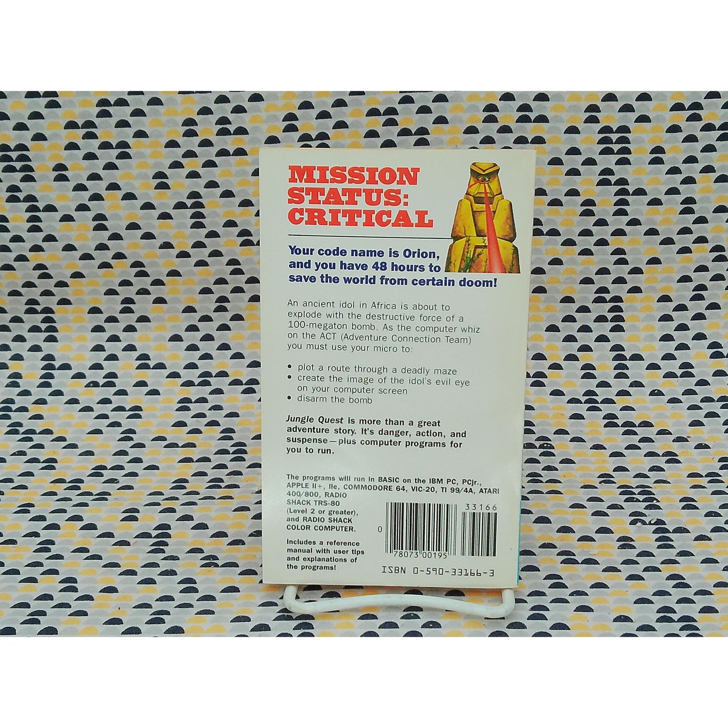 Micro Adventure # 2 - Jungle Quest - Megan and Bob Stine - Scholastic Edition