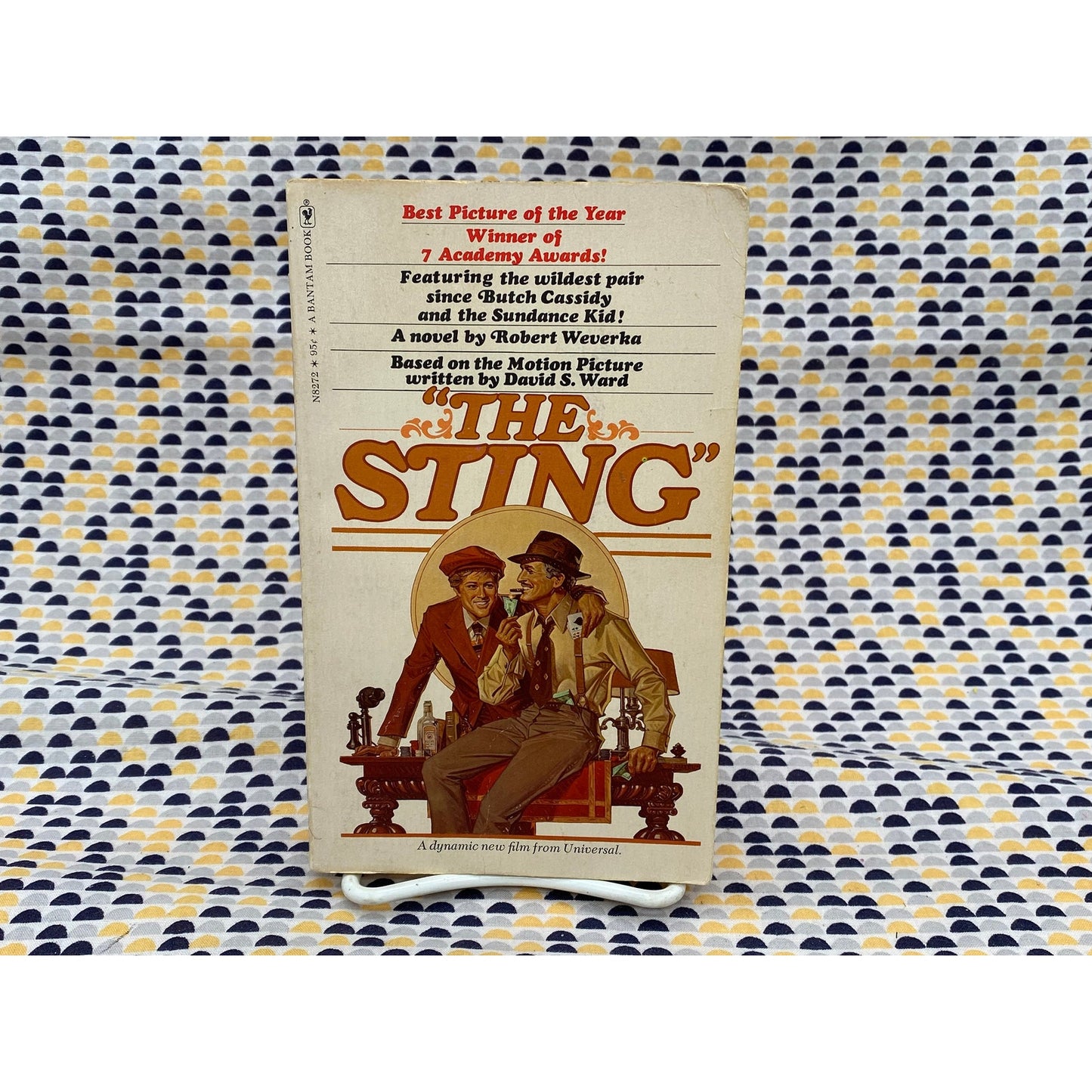The Sting - Robert Weverka - Movie Tie In - Vintage Paperback Book - Bantam Books Edition