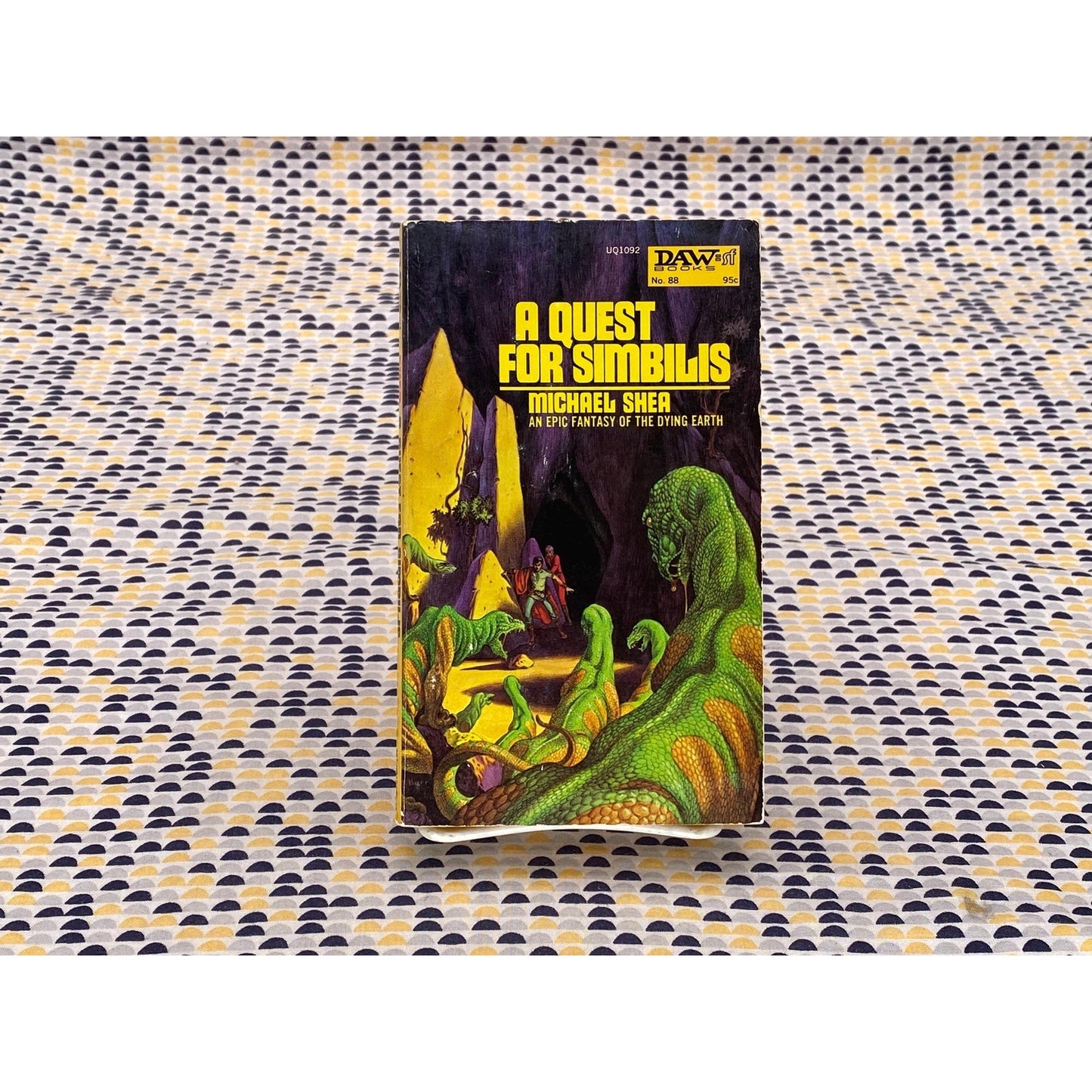 A Quest For Simbilis - Michael Shea - Vintage Paperback Book - 1974 Daw 1st Printing