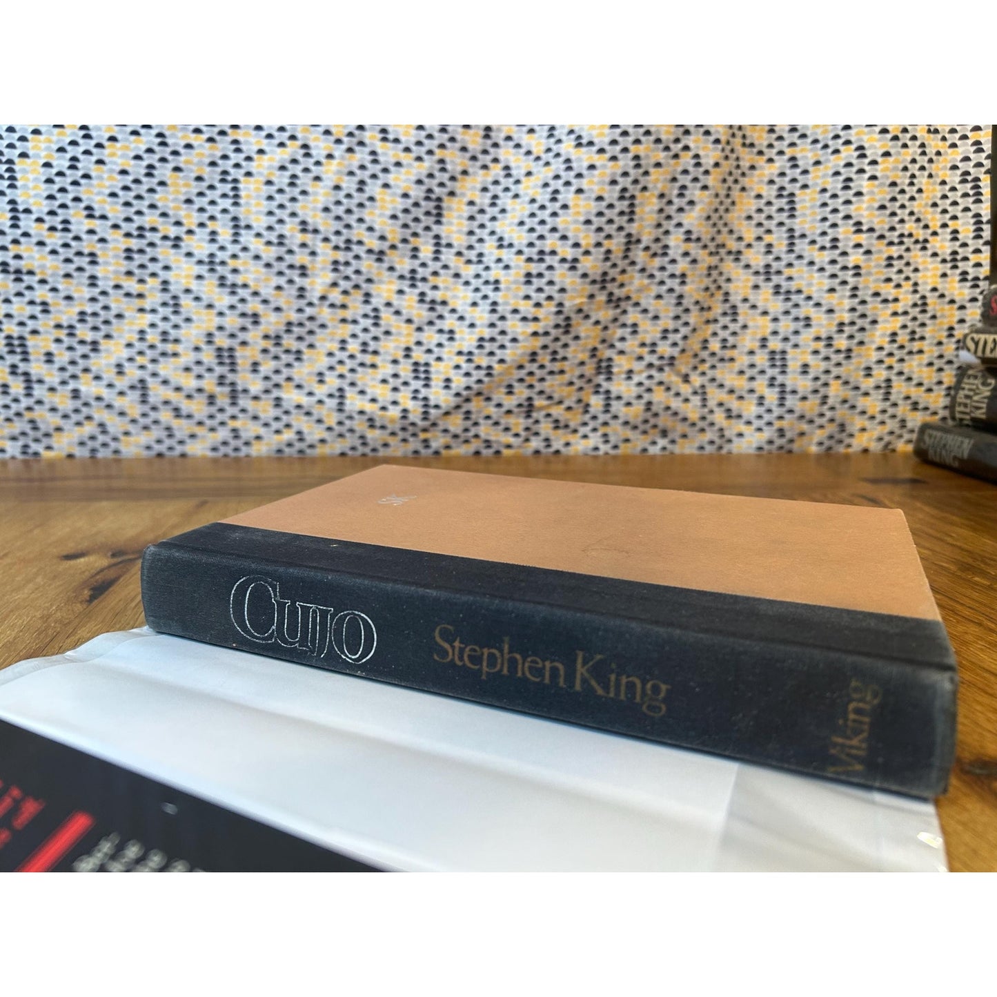 Cujo - Stephen King - Vintage Hardcover Book - 1981 Viking Press - 1st Edition, 1st Printing