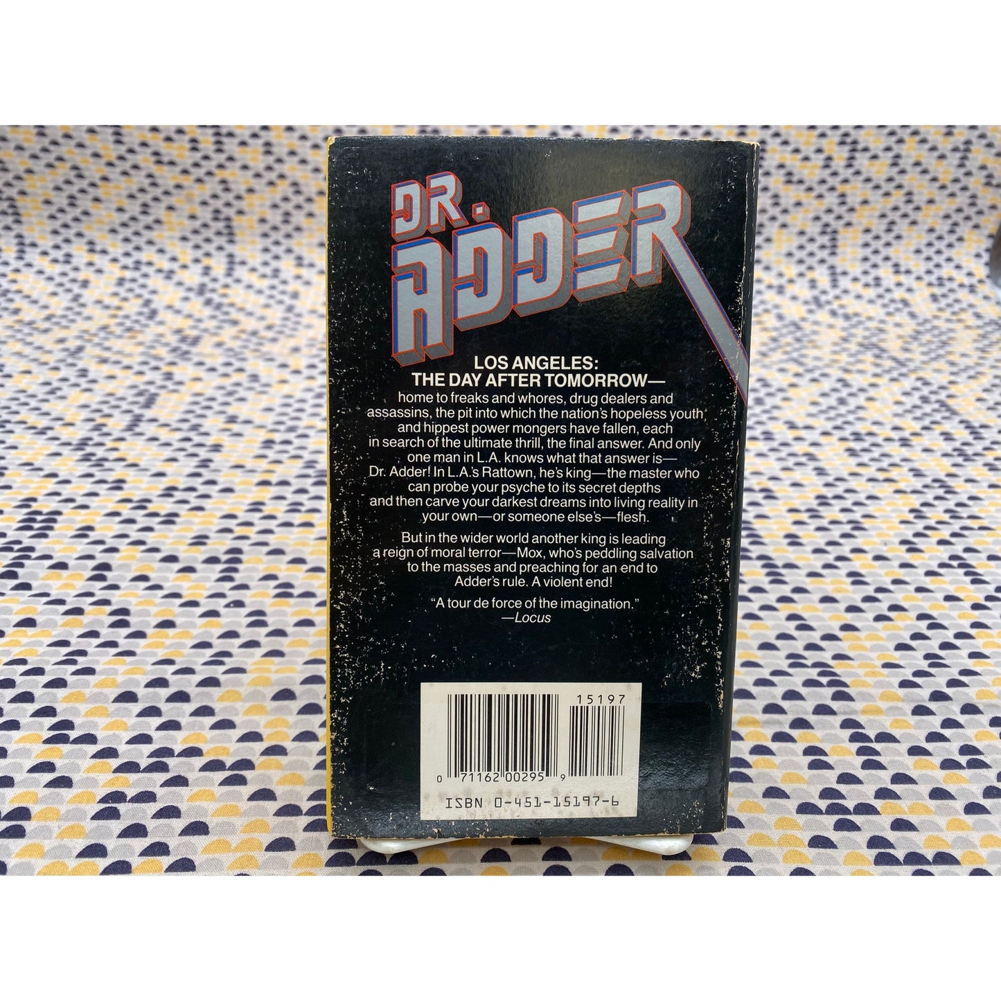 Dr. Adder - K.W. Jeter - Vintage Paperback Book - 1988 Signet First Printing
