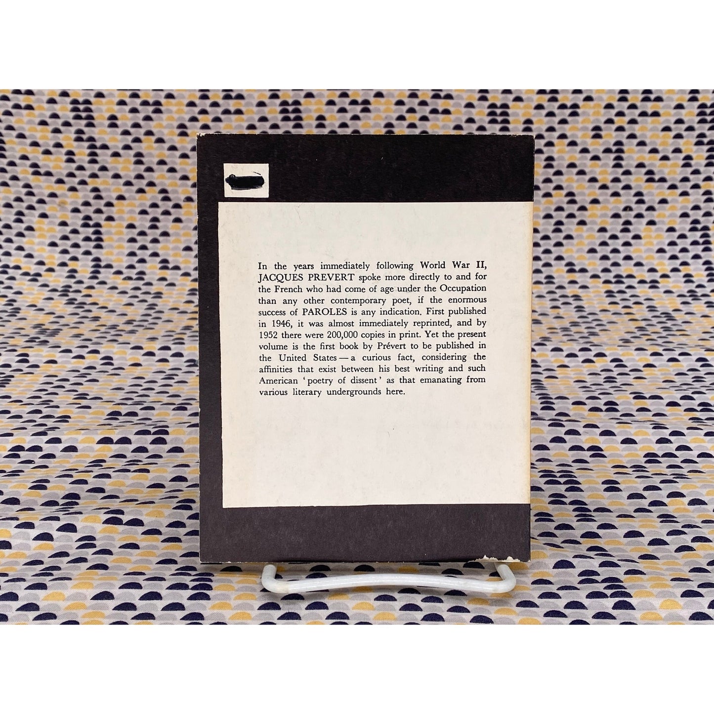 Paroles - Jacques Prévert - Vintage Paperback Book - City Lights Books Edition