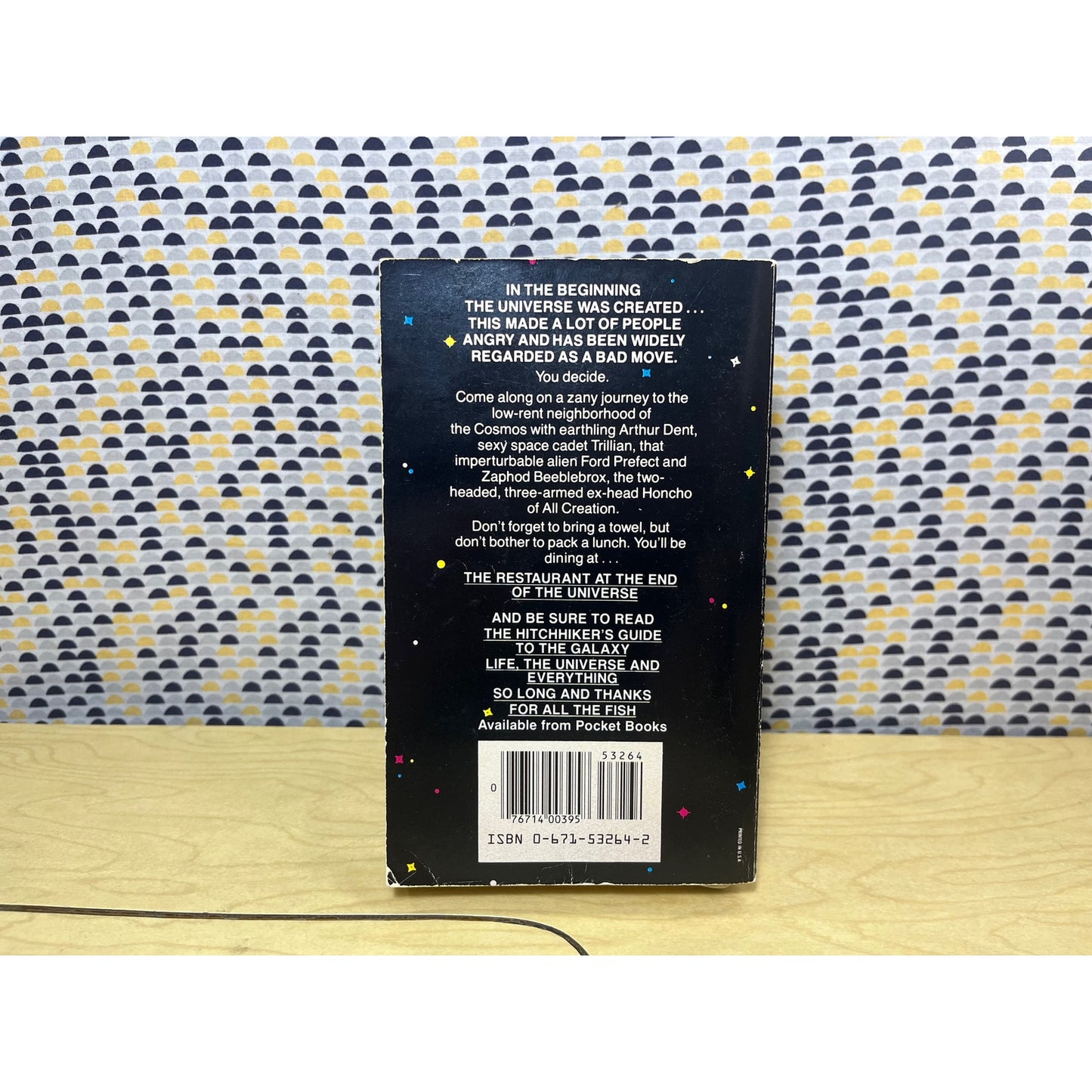 The Restaurant at the End of the Universe - Douglas Adams - Vintage Paperback Book