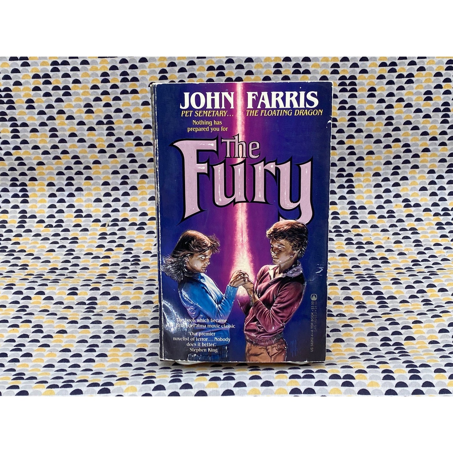 The Fury - John Farris - Vintage Paperback Book - TOR Horror Edition
