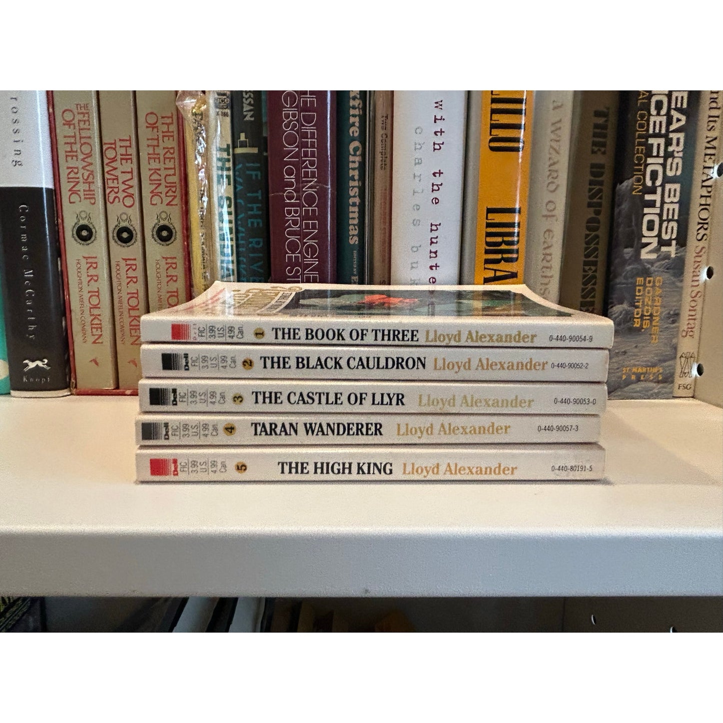 Lloyd Alexander - Chronicles of Prydain - 5 Book Set - Dell Paperbacks