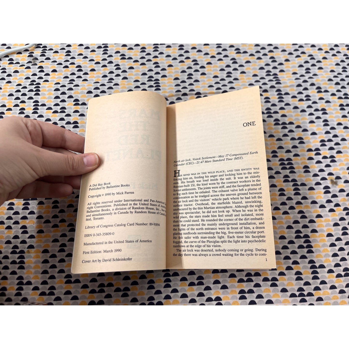 Mars The Red Planet - Mick Farren - Del Rey - Paperback