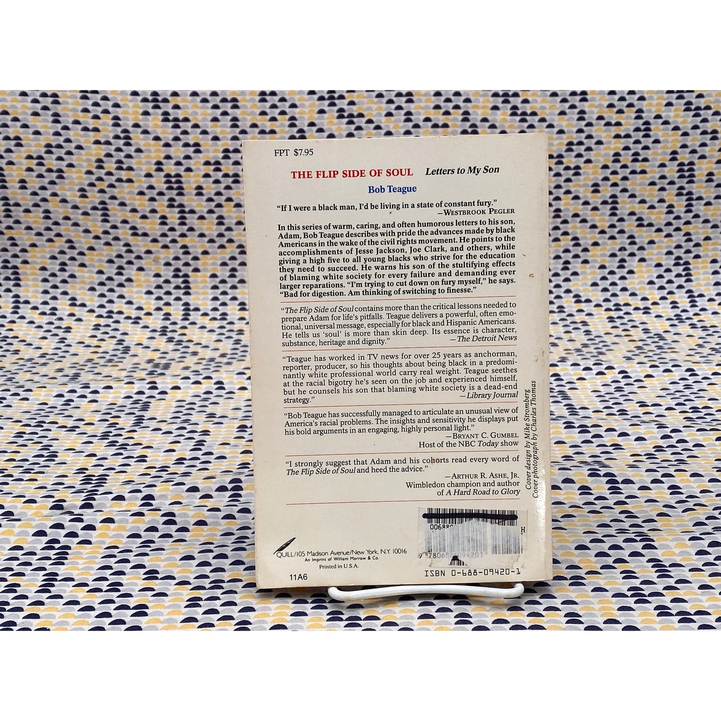 The Flip Side Of Soul: Letters To My Son - Bob Teague - Quill/William Morrow