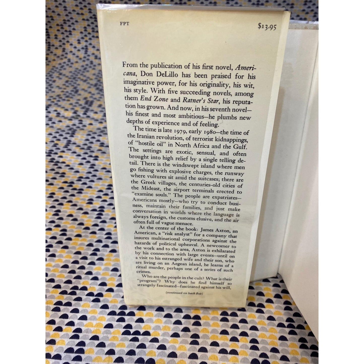 The Names - Don DeLillo - Hardcover Book - Knopf - 1st Edition 1st Printing