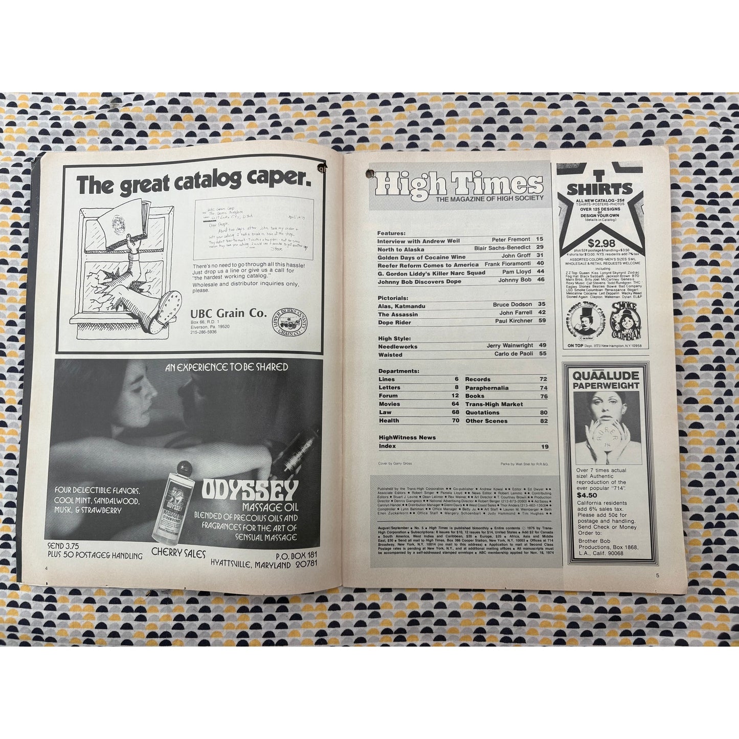 High Times Magazine - Vintage Drug Culture - August 1975