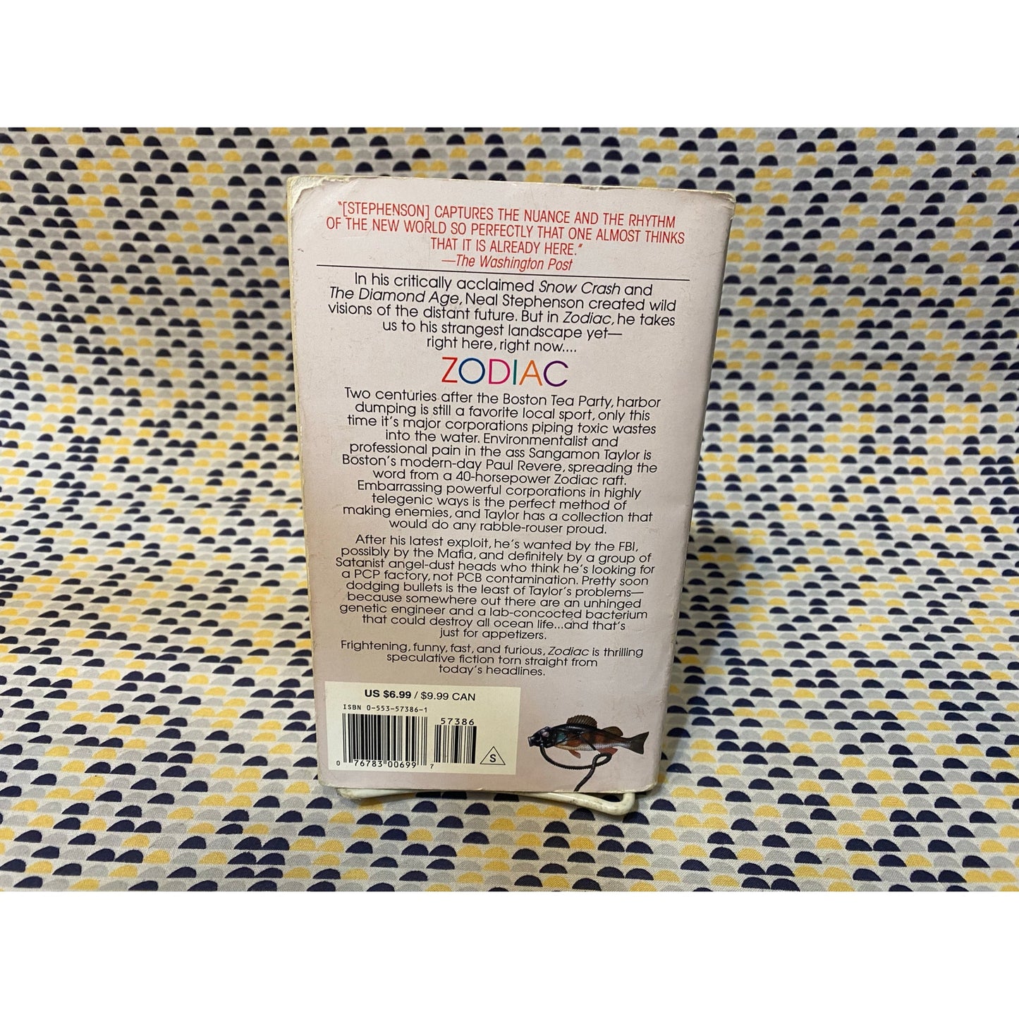 Zodiac - Neal Stephenson - Vintage Paperback - Bantam Books