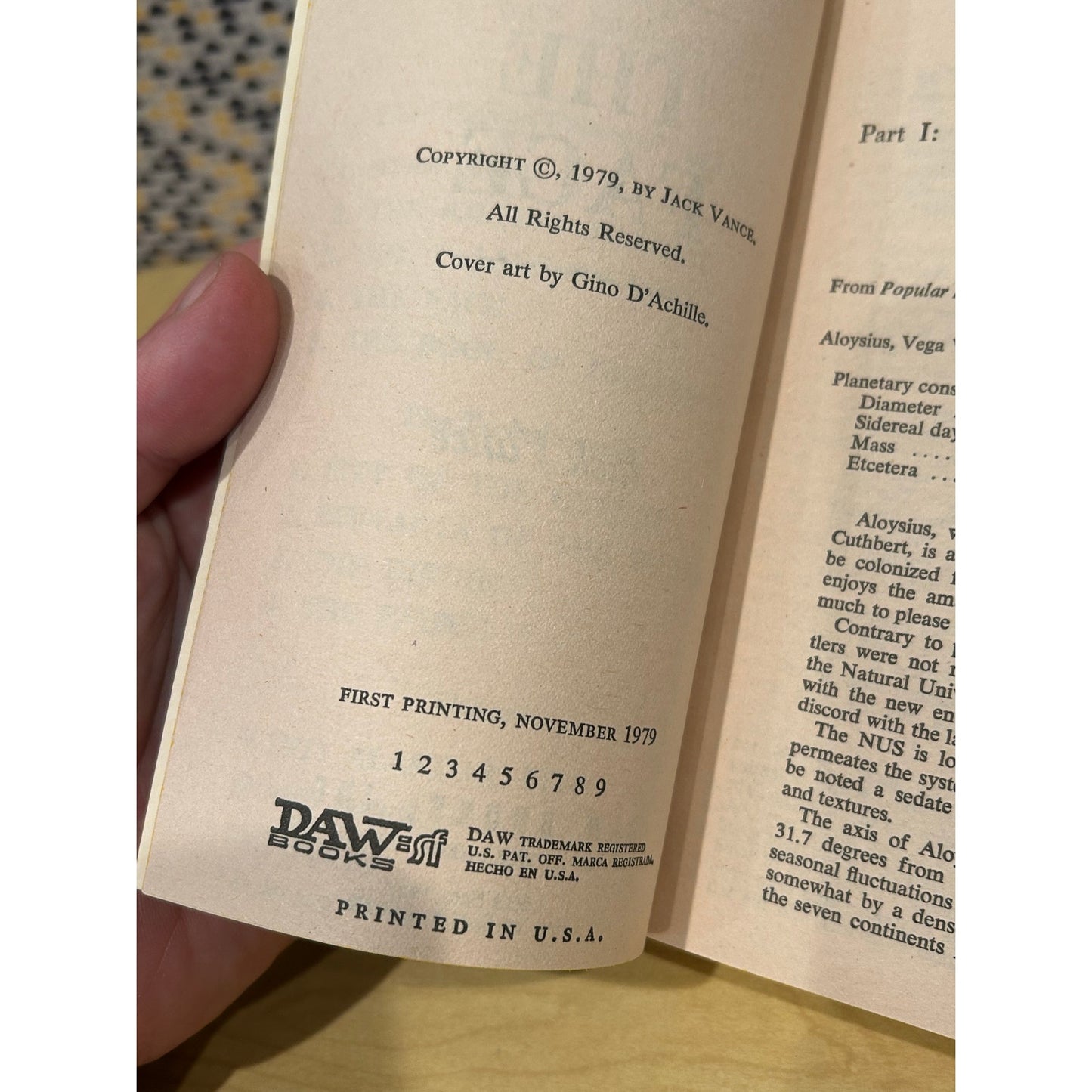 The Face - Jack Vance - Vintage Paperback Book - Daw Edition