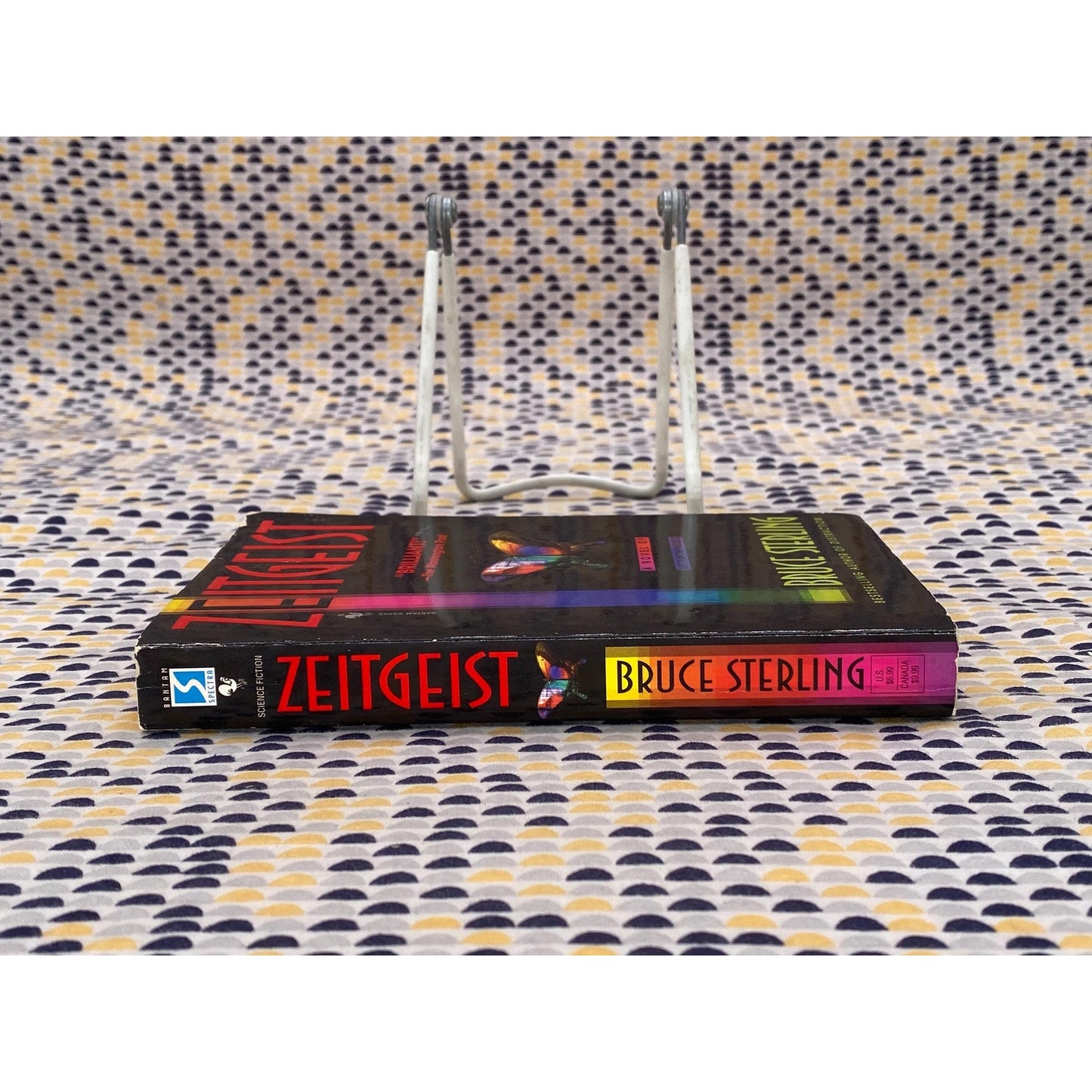 Zeitgeist - Bruce Sterling - Vintage Paperback Book - Bantam Edition