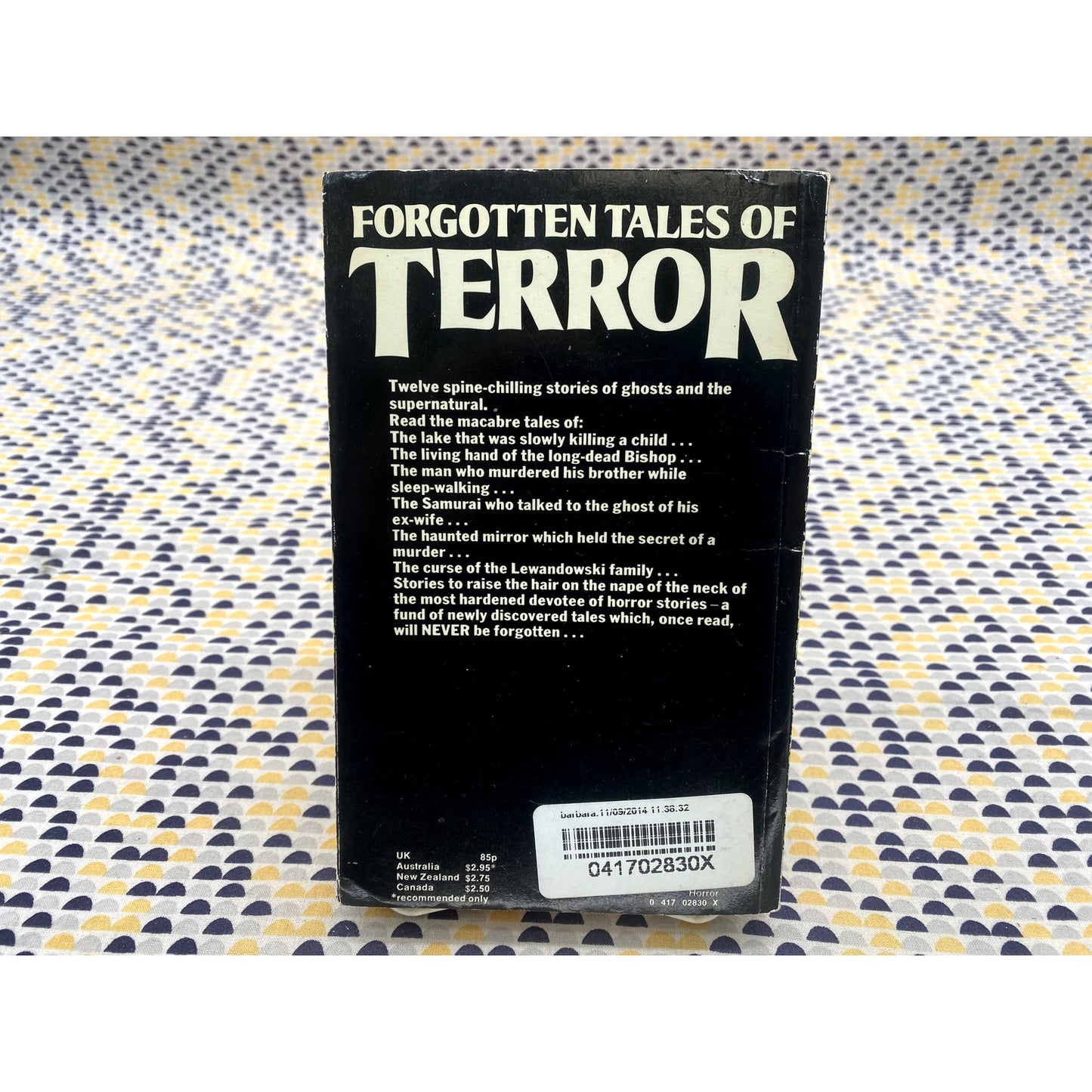 Forgotten Tales Of Terror - Hugh Lamb - Magnum - Paperback